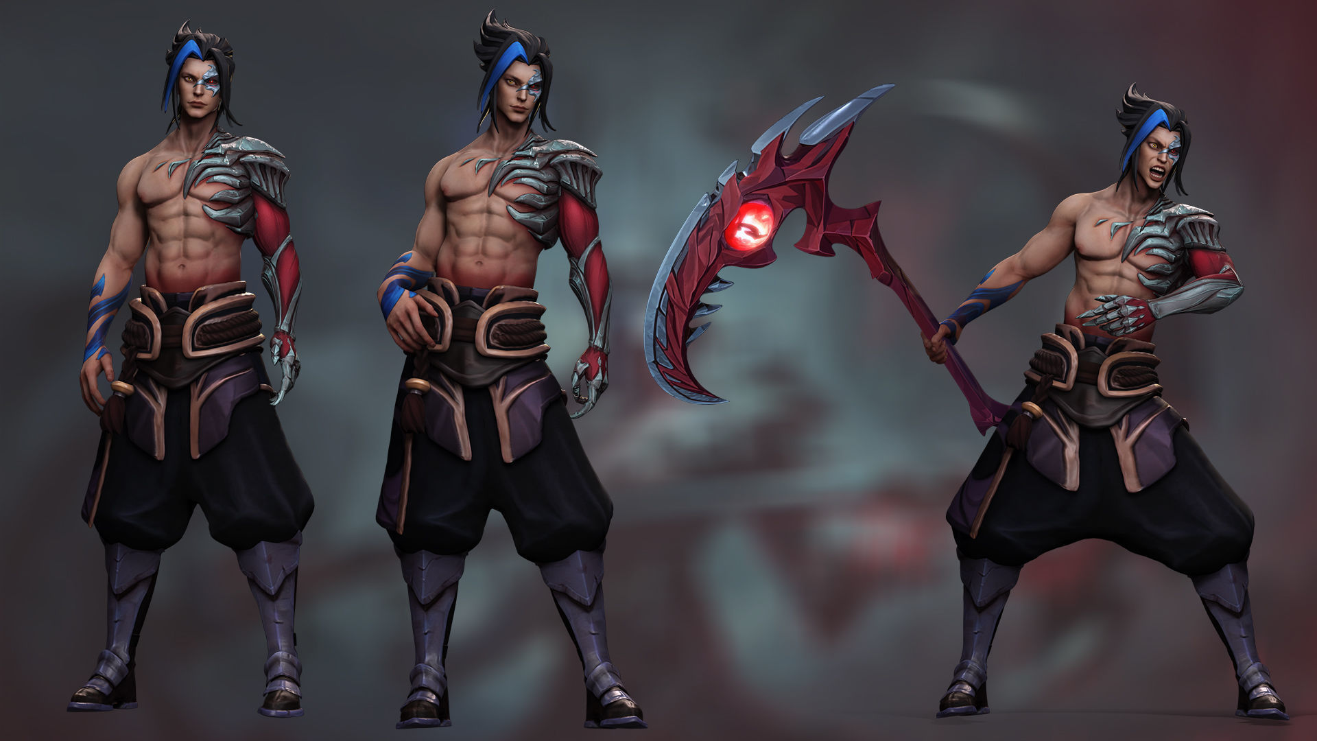 Kayn League of Legends Low-poly 3D model_19