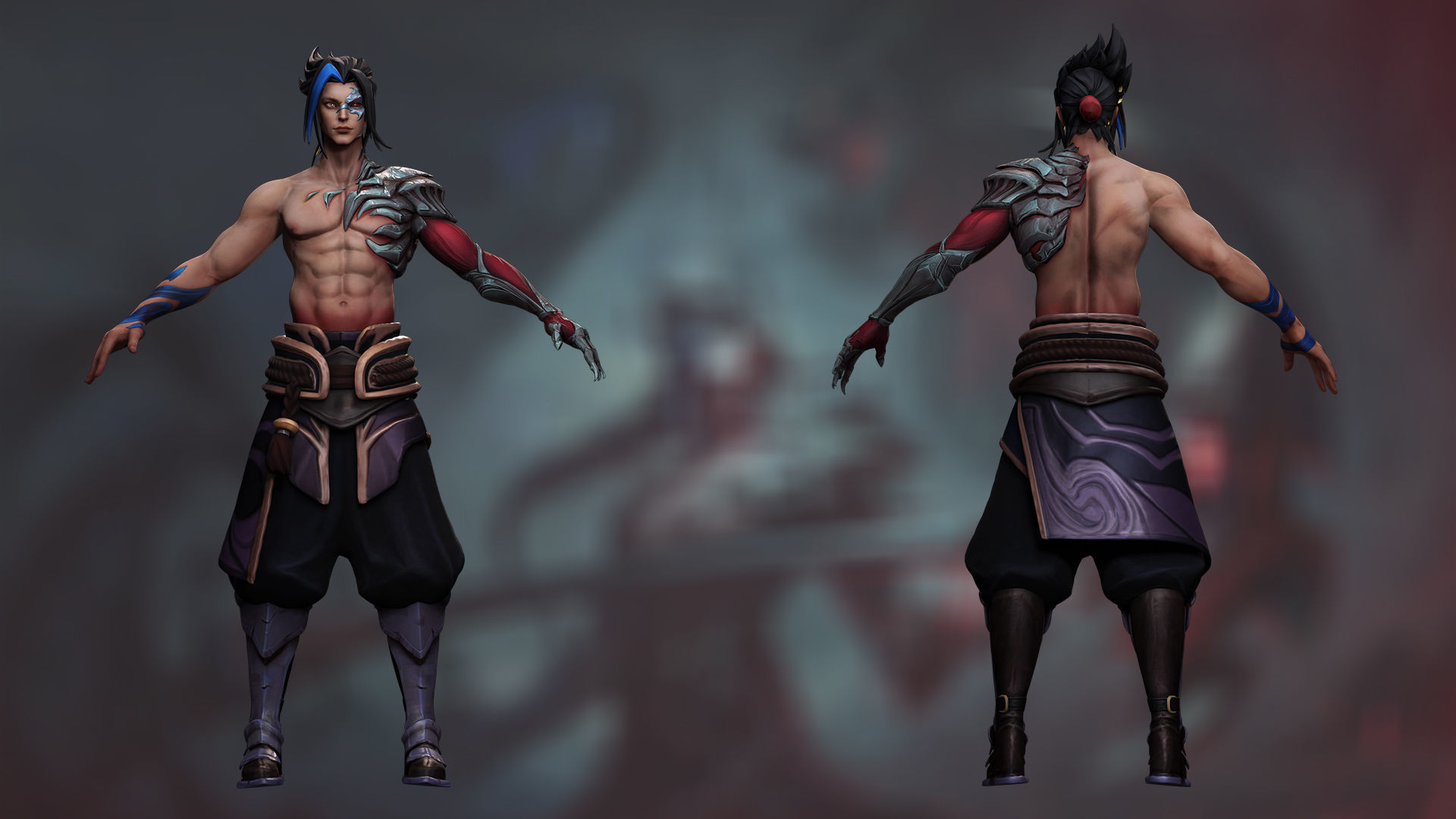 Kayn League of Legends Low-poly 3D model_1
