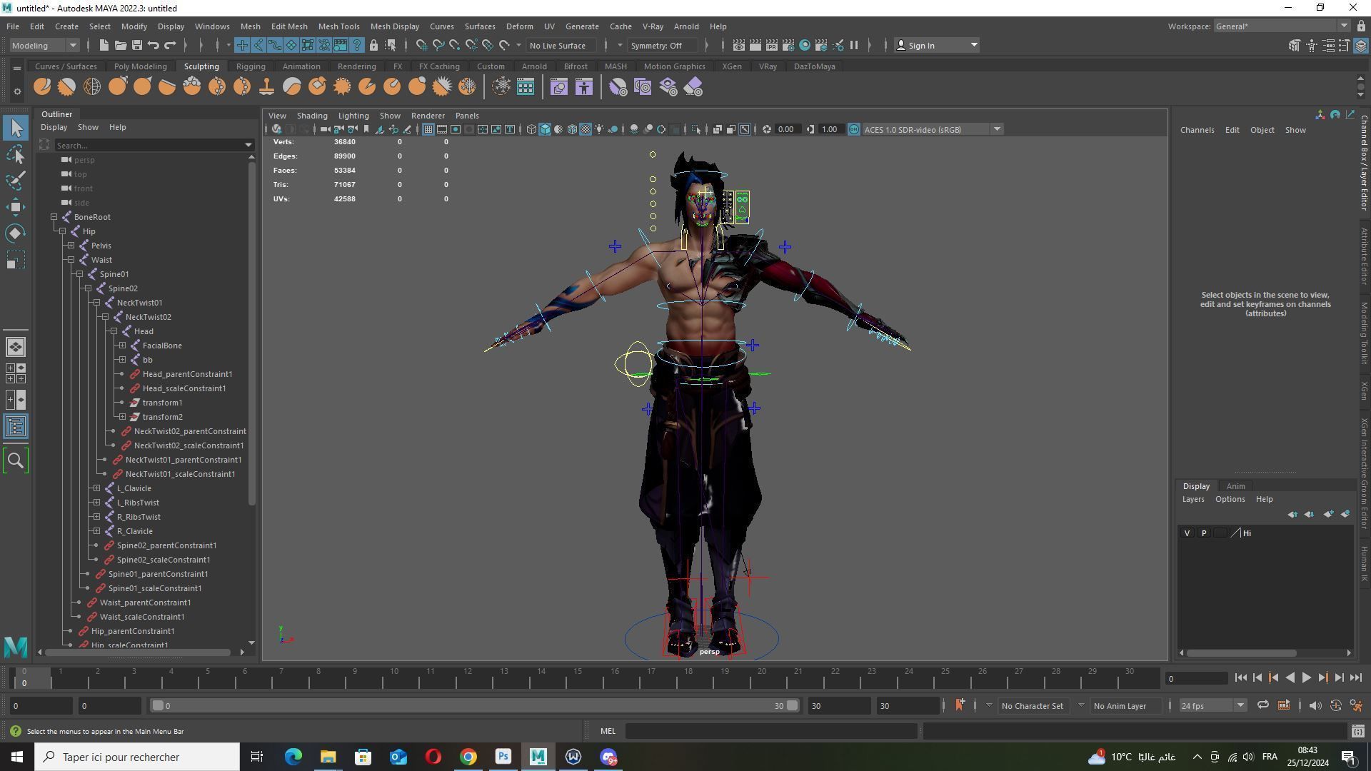 Kayn League of Legends Low-poly 3D model_10