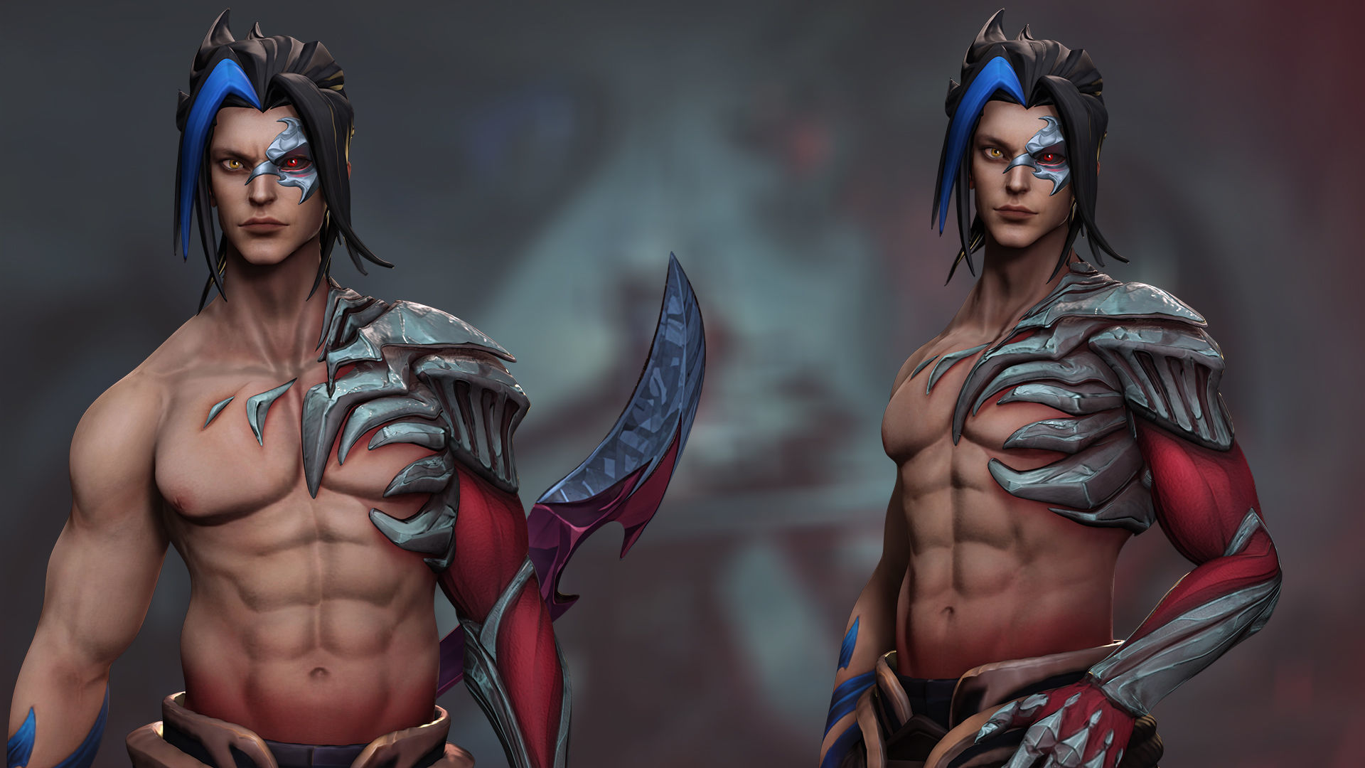 Kayn League of Legends Low-poly 3D model_4