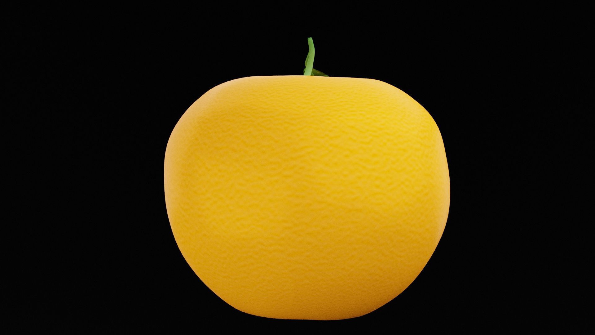 Realistic Clementine Low-poly 3D model_2