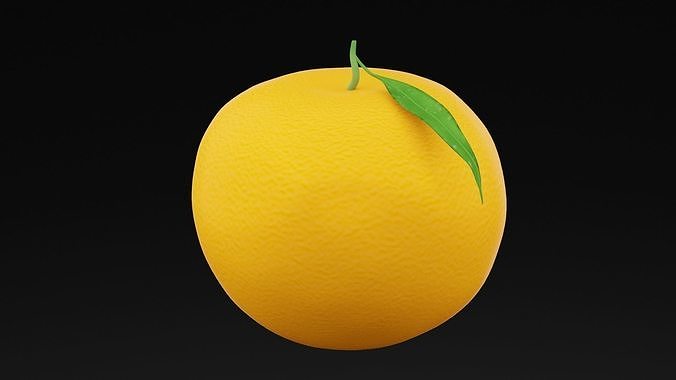 Realistic Clementine Low-poly 3D model