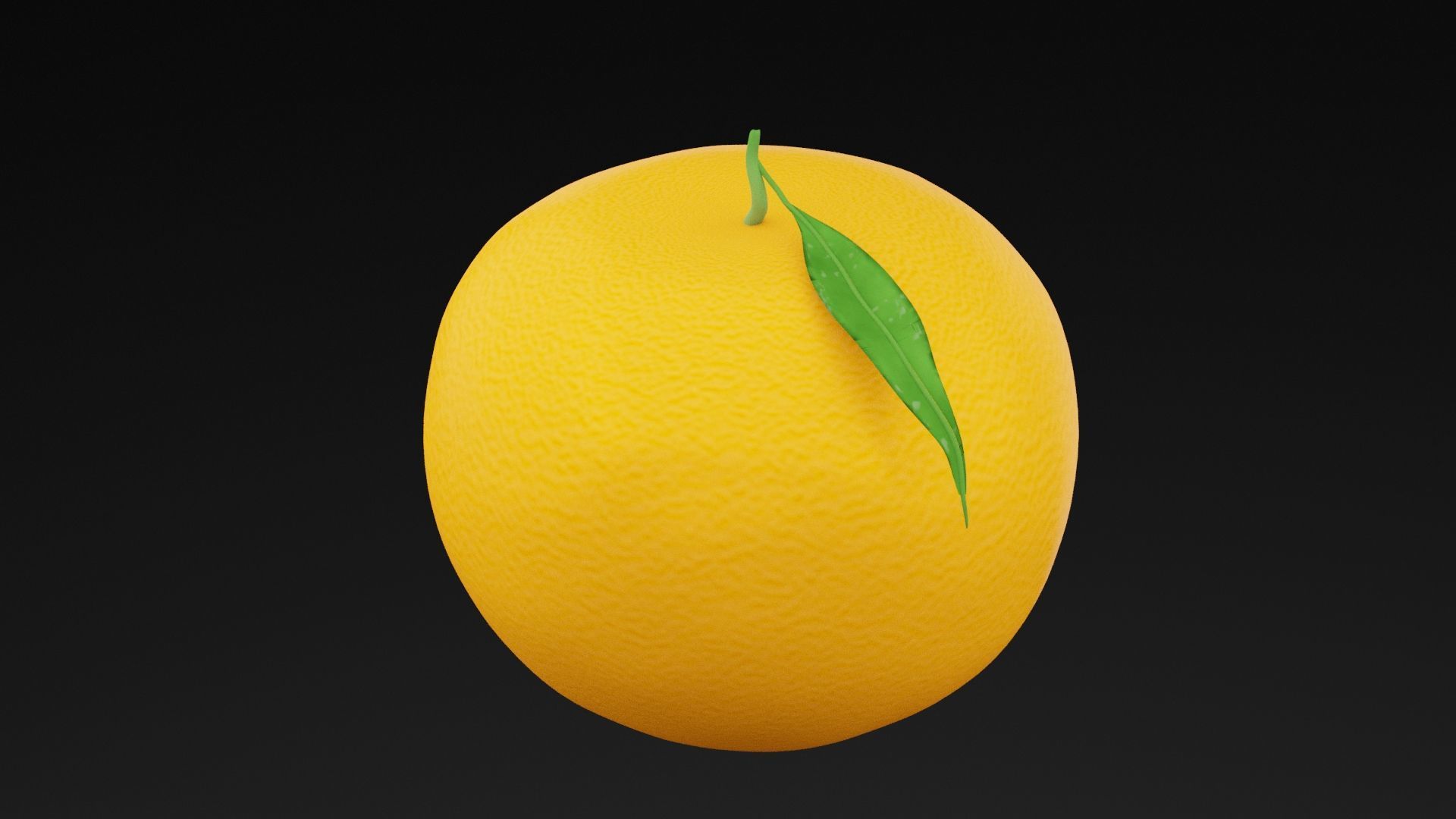 Realistic Clementine Low-poly 3D model_1