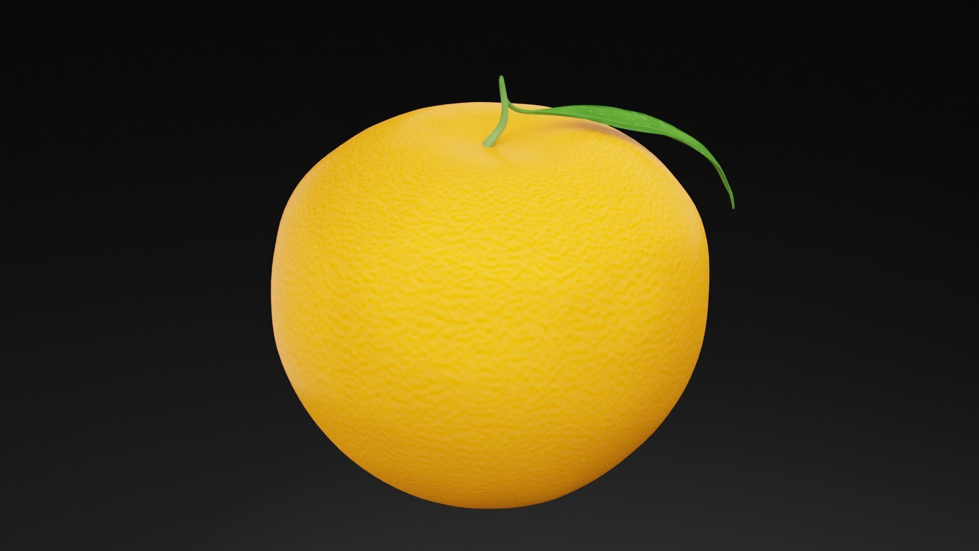 Realistic Clementine Low-poly 3D model_3
