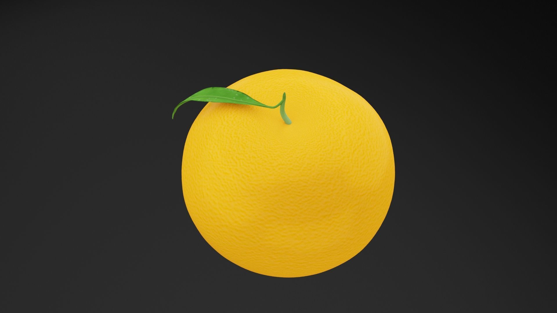 Realistic Clementine Low-poly 3D model_5