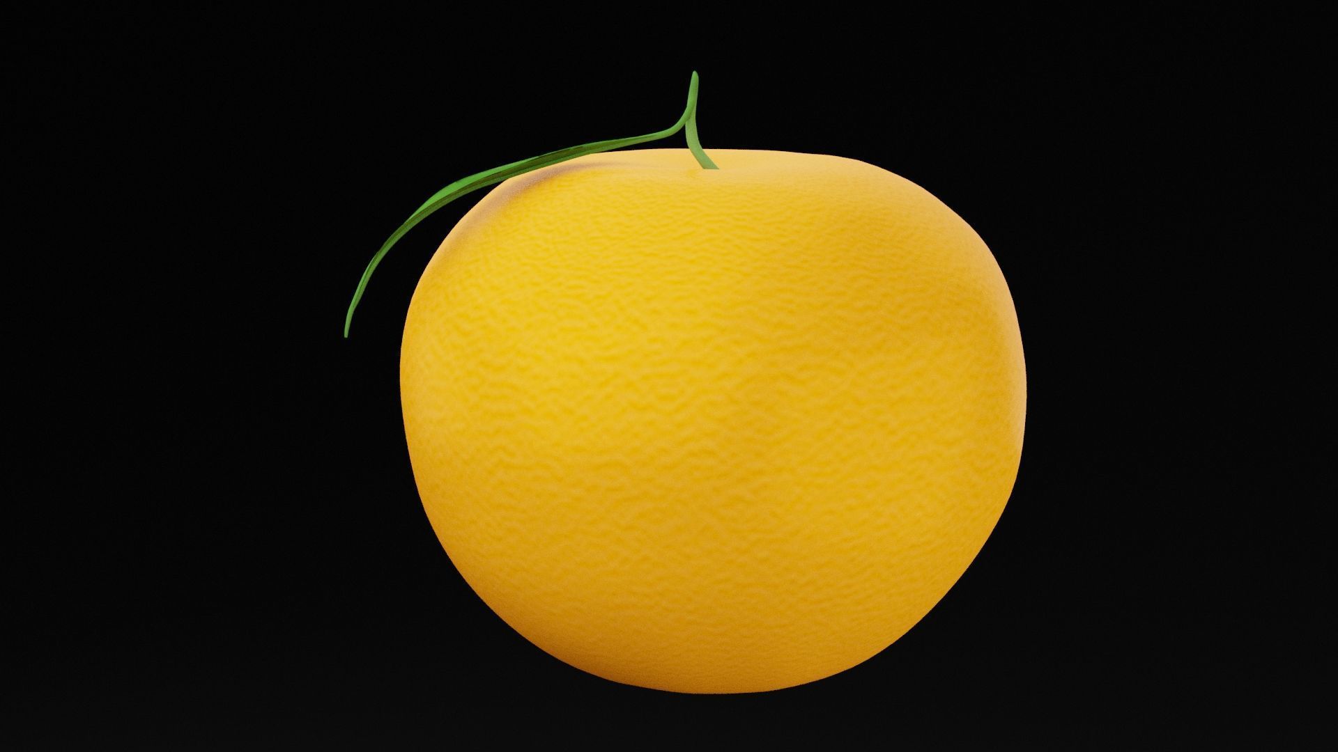 Realistic Clementine Low-poly 3D model_4