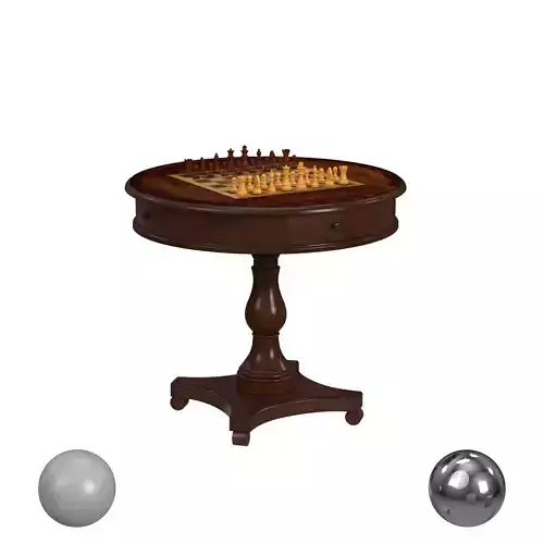 Butler Specialty Company Fredrik Round Game Table 3D model