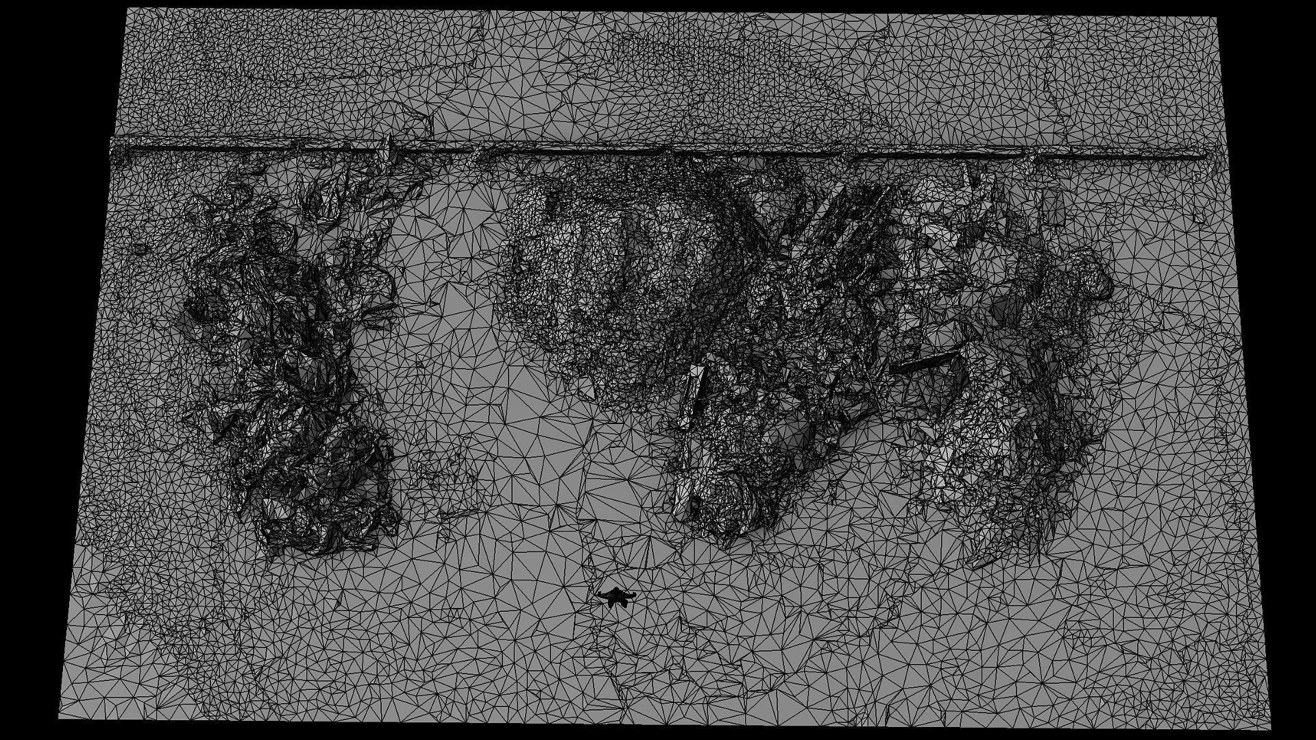 debris trash piles destroyed building ruins pt3 scan Low-poly 3D model_8