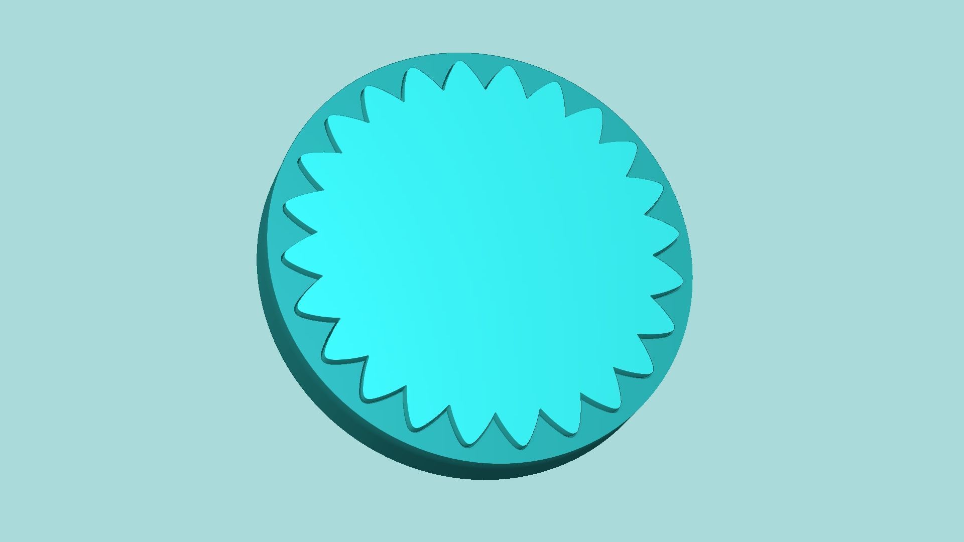 Margarita Flower 11 - Mold Silicon Maker - Template 3D print model_7