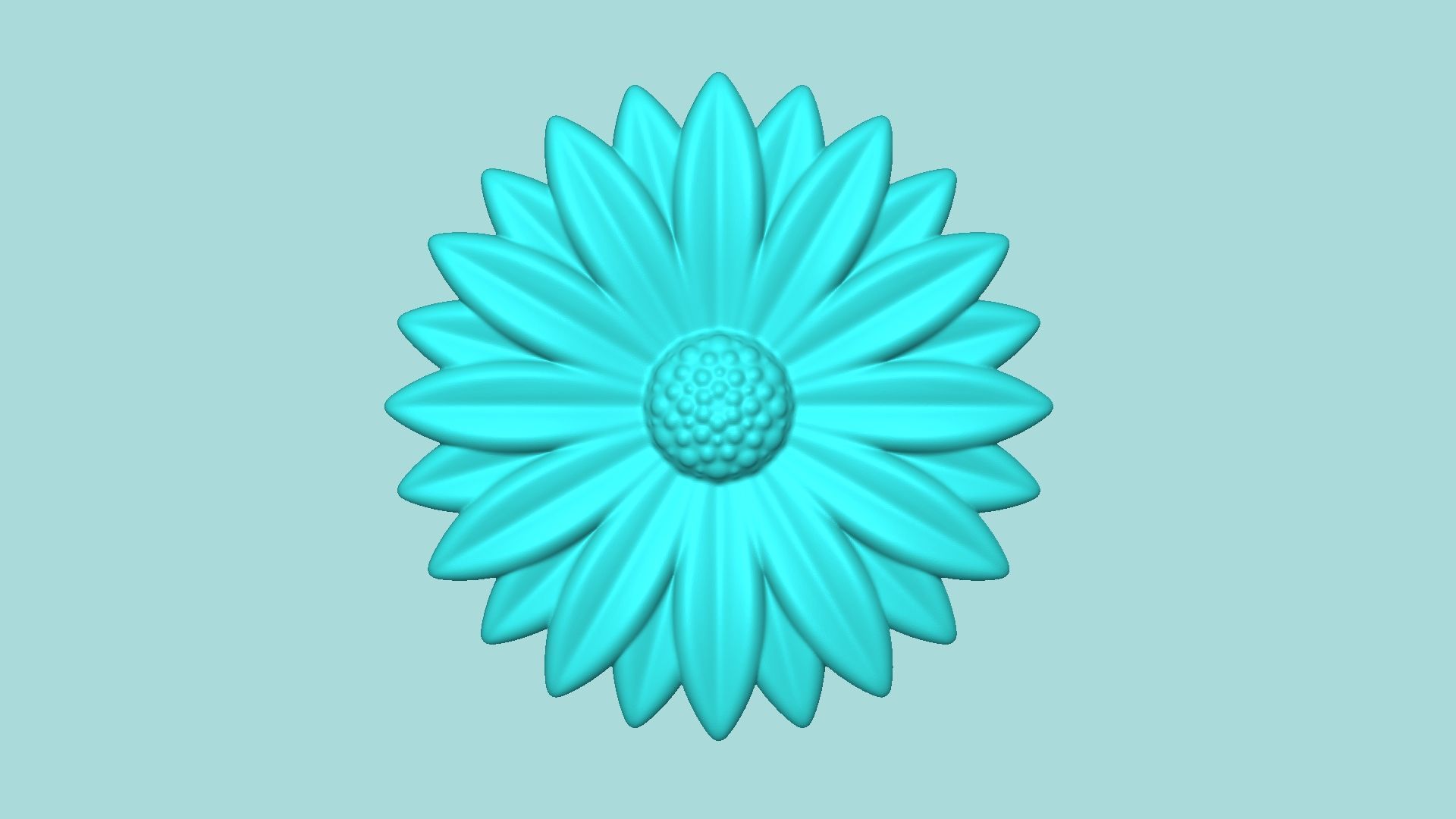Margarita Flower 11 - Mold Silicon Maker - Template 3D print model_2