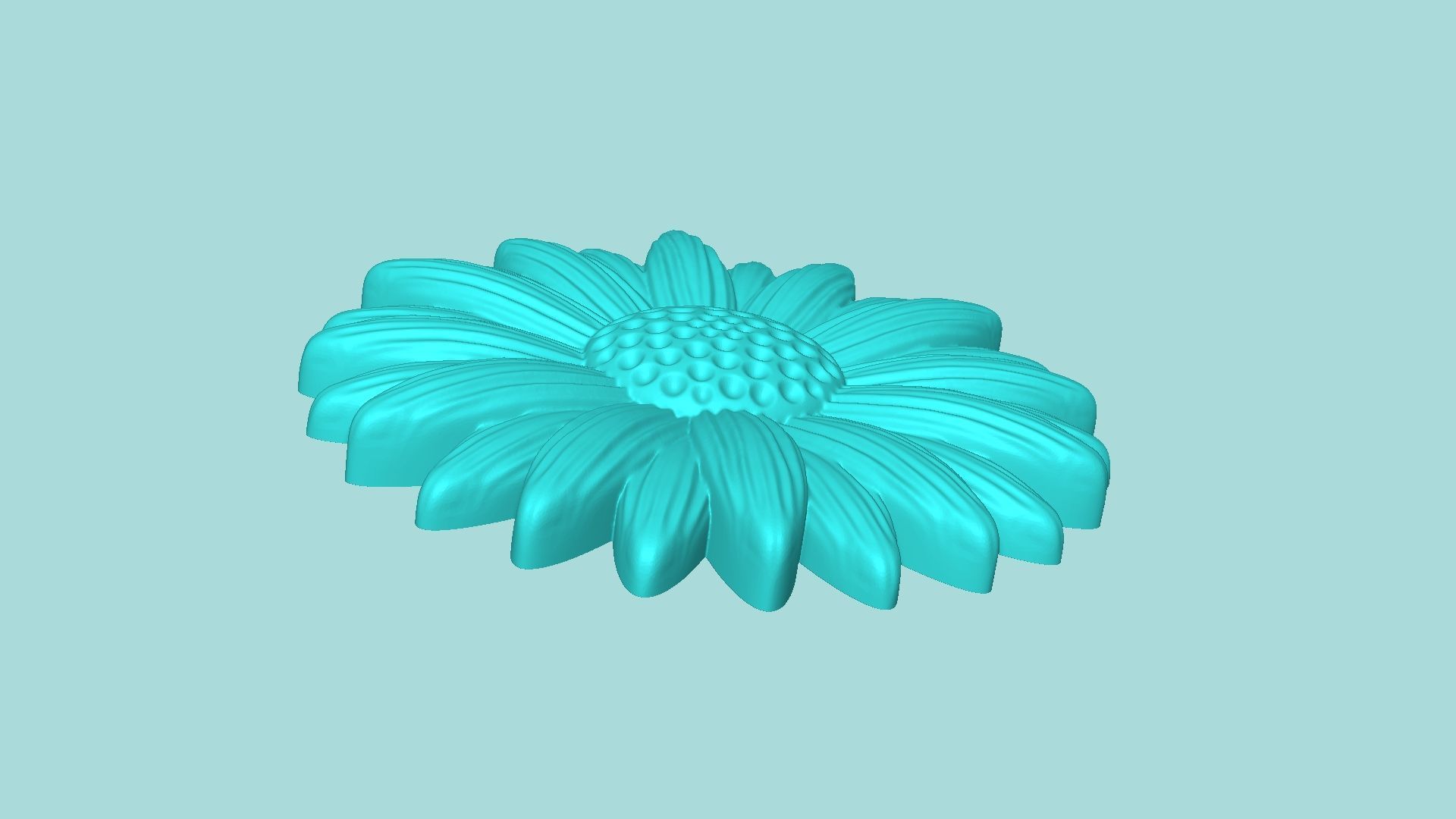 Margarita Flower 10 - Mold Silicon Maker - Template 3D print model_5