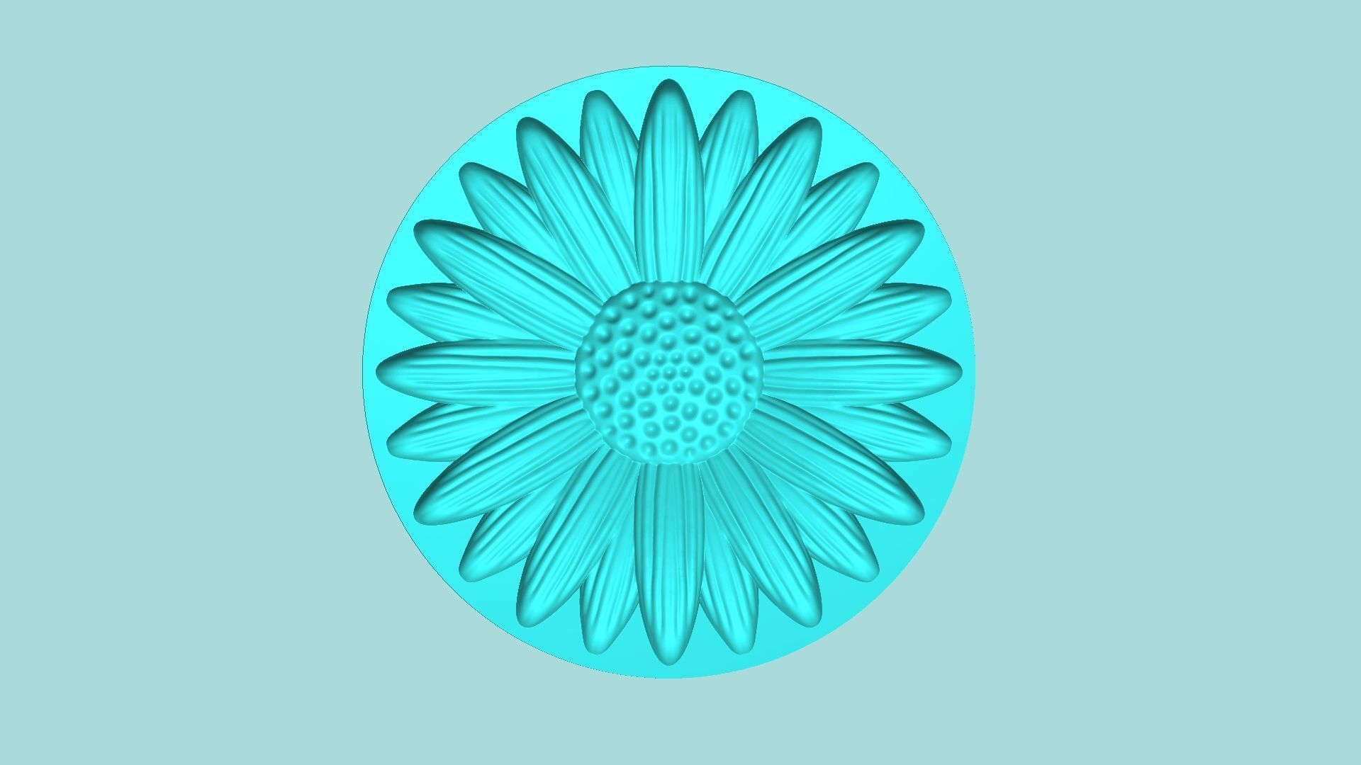 Margarita Flower 10 - Mold Silicon Maker - Template 3D print model_4