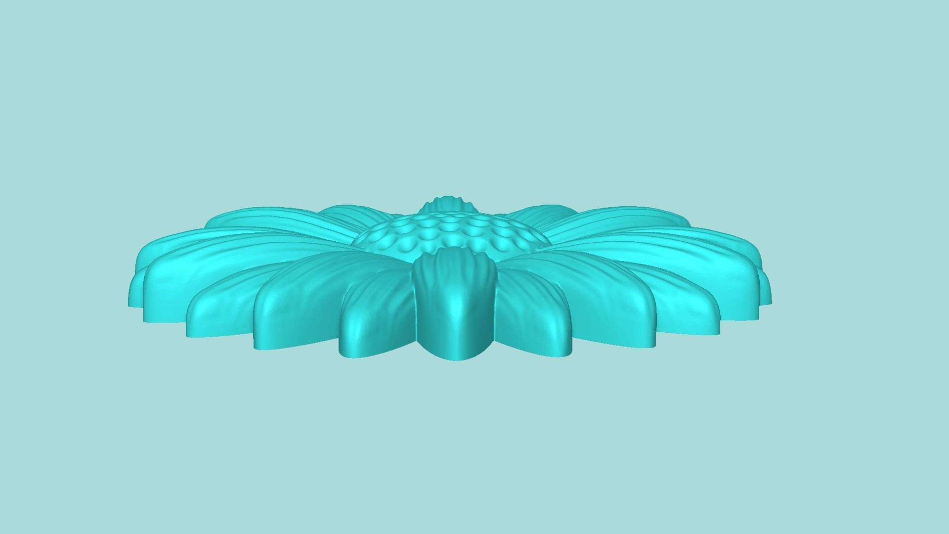 Margarita Flower 10 - Mold Silicon Maker - Template 3D print model_6