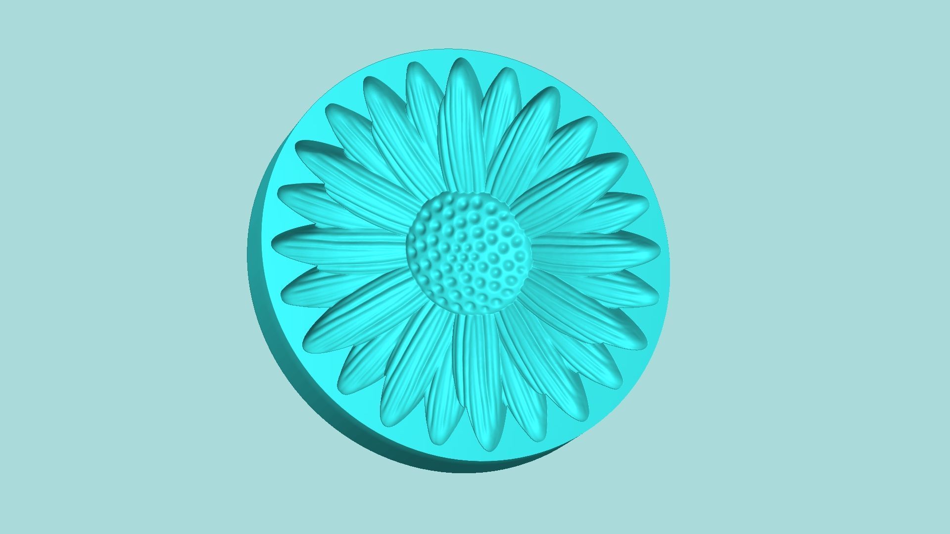 Margarita Flower 10 - Mold Silicon Maker - Template 3D print model_3