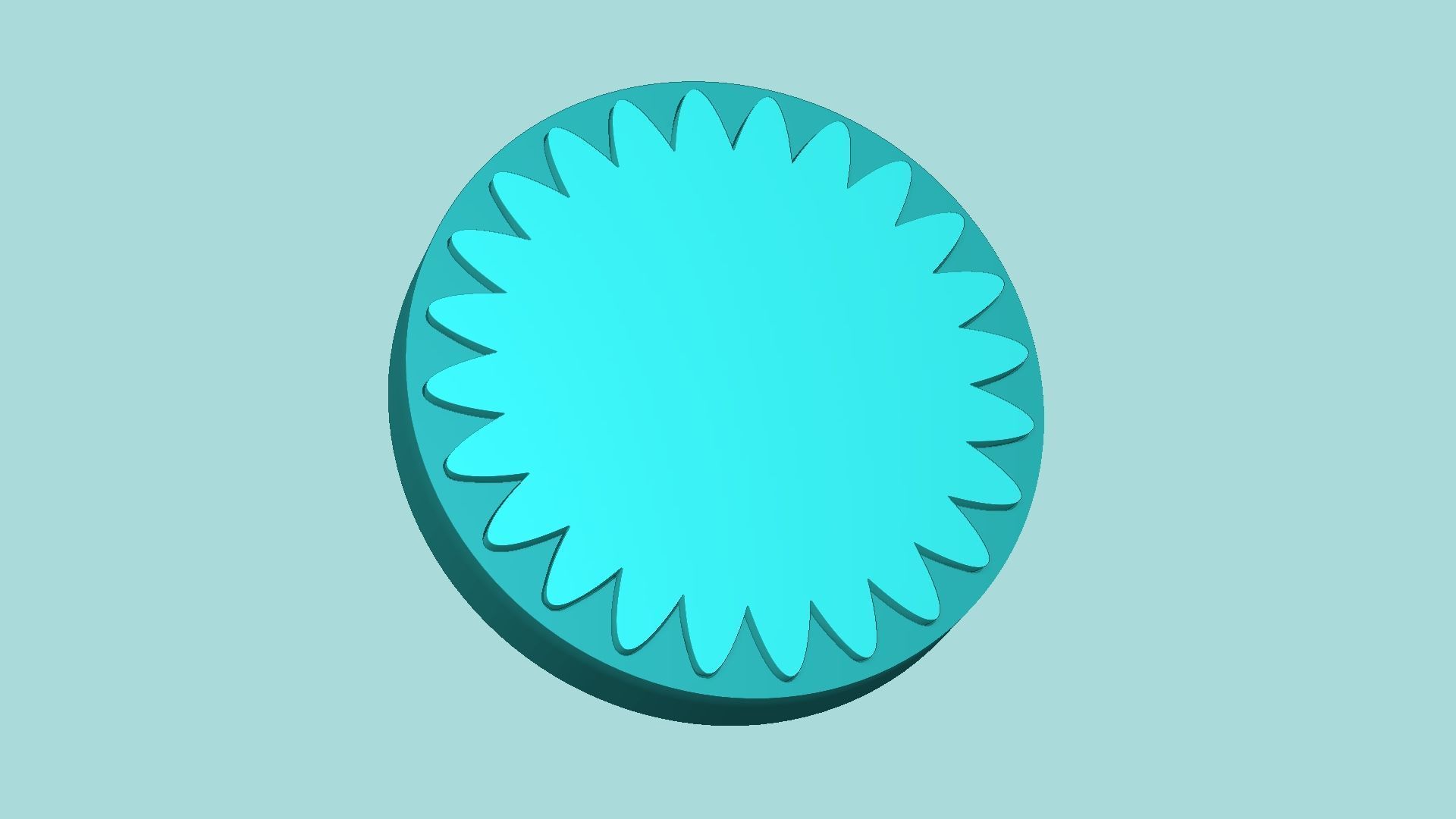 Margarita Flower 10 - Mold Silicon Maker - Template 3D print model_7