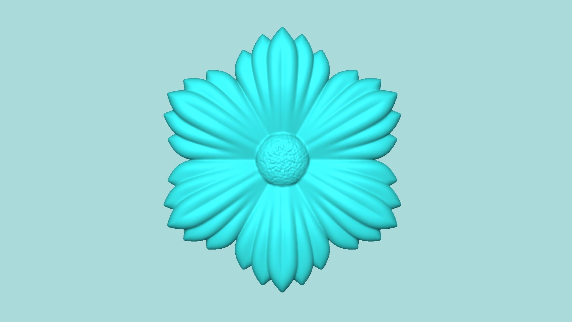 Margarita Flower 08 - Mold Silicon Maker - Template 3D print model_2