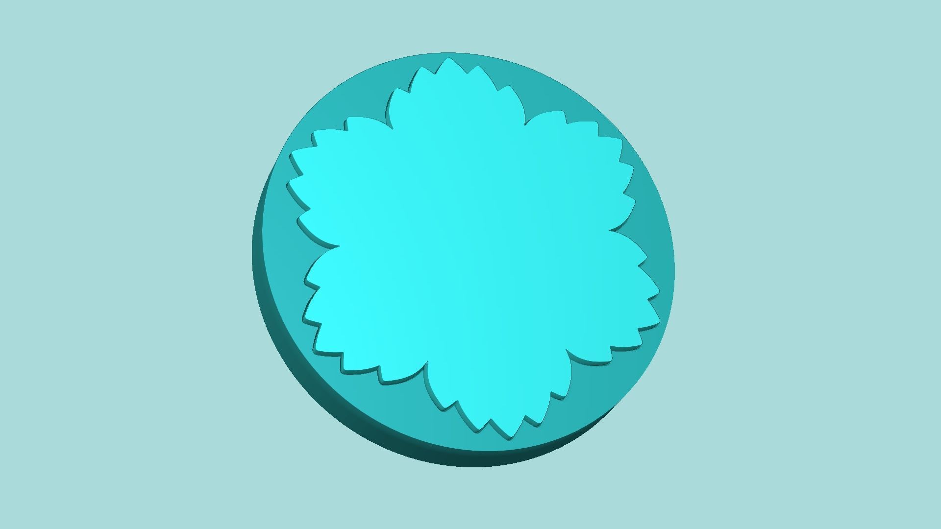 Margarita Flower 08 - Mold Silicon Maker - Template 3D print model_7