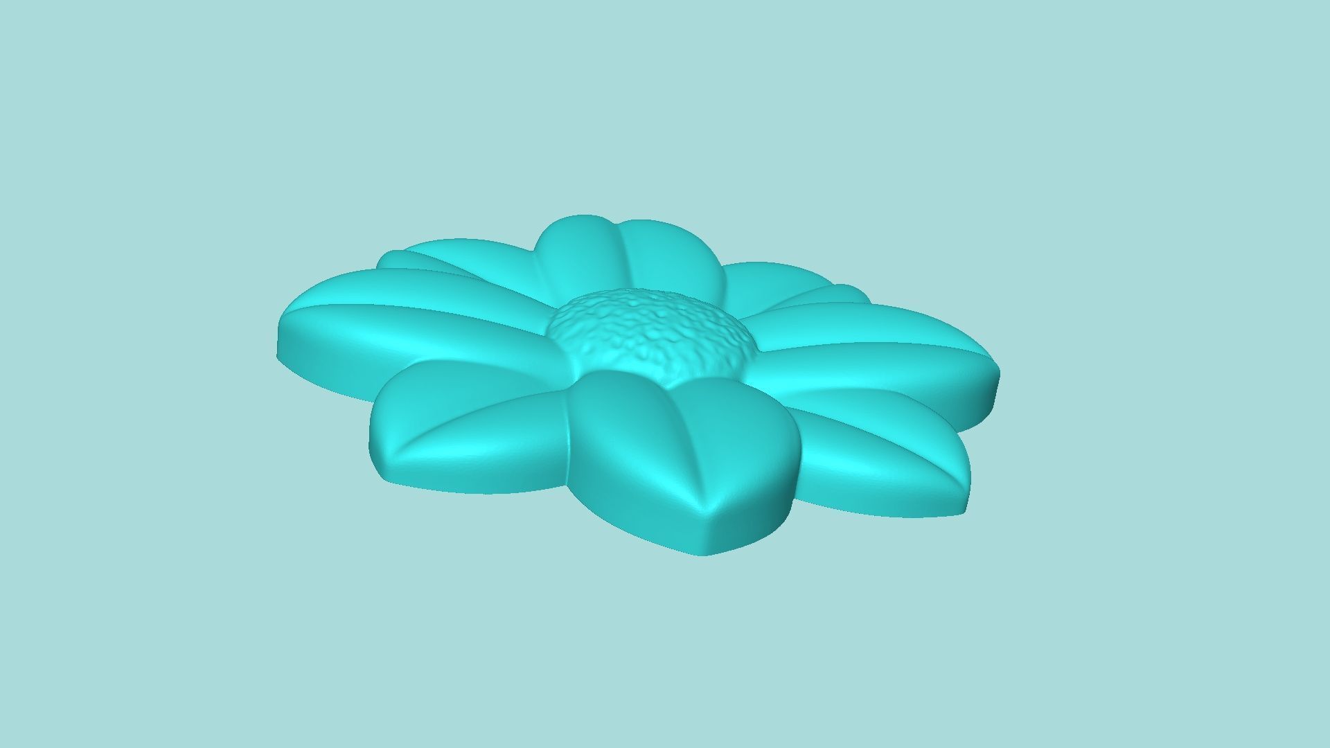 Margarita Flower 04 - Mold Silicon Maker - Template 3D print model_5