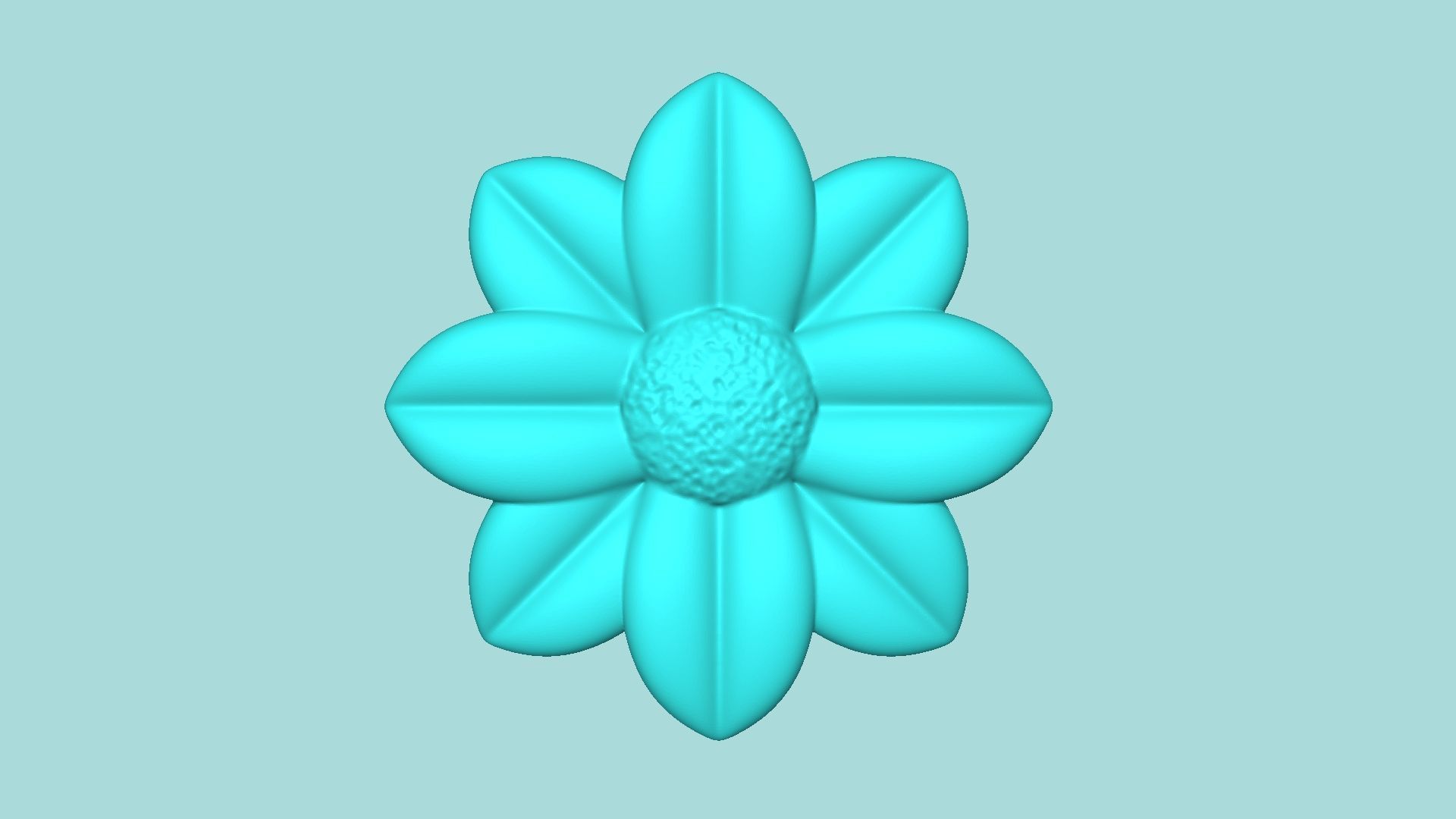 Margarita Flower 04 - Mold Silicon Maker - Template 3D print model_2