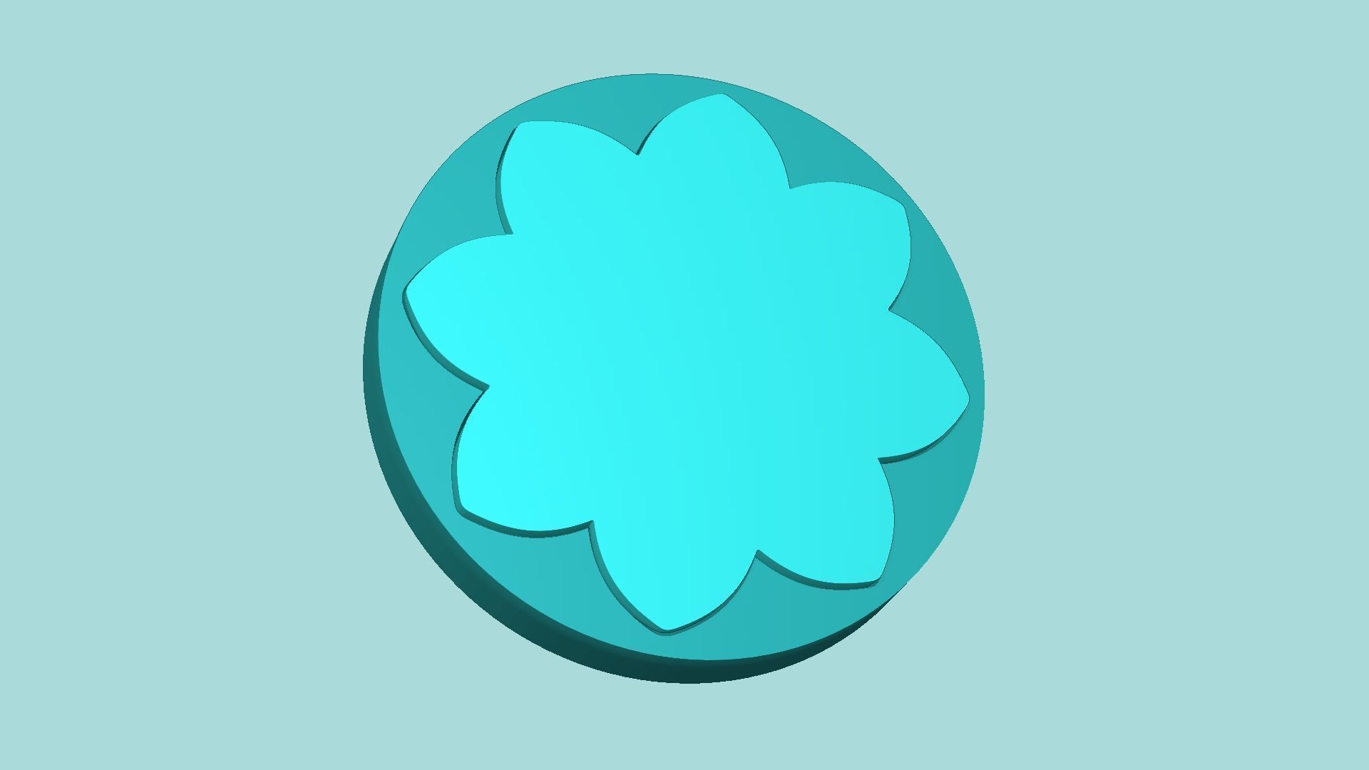 Margarita Flower 04 - Mold Silicon Maker - Template 3D print model_7