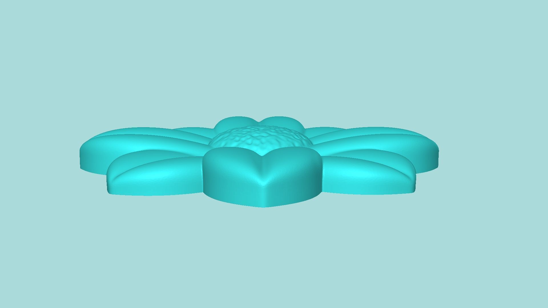 Margarita Flower 04 - Mold Silicon Maker - Template 3D print model_6