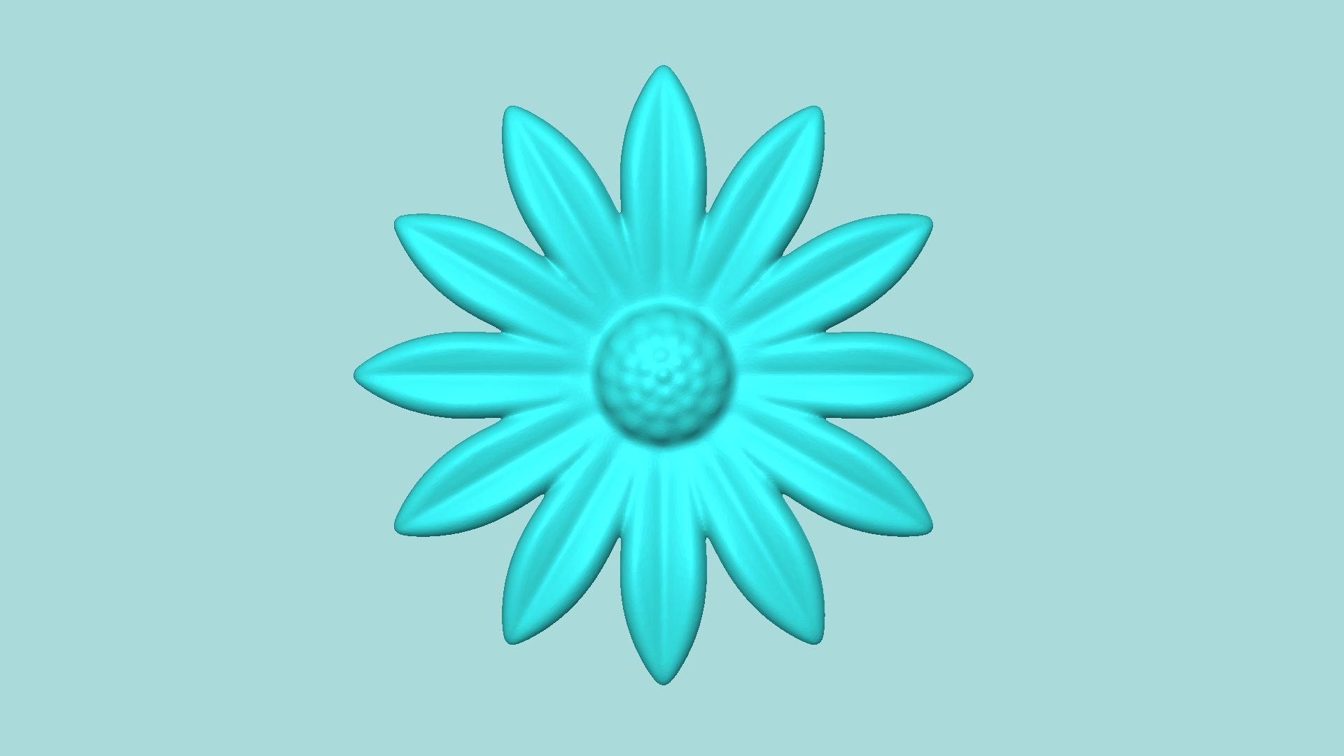 Margarita Flower 02 - Mold Silicon Maker - Template 3D print model_2