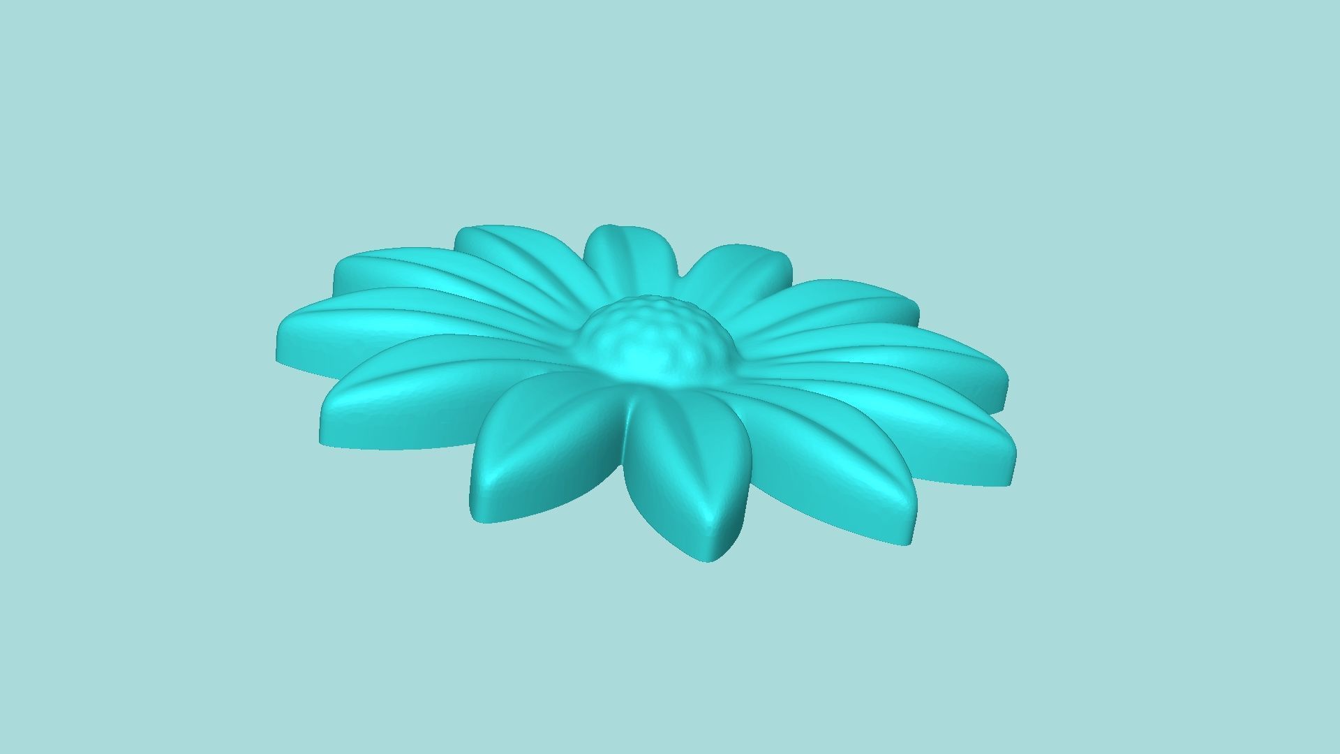 Margarita Flower 02 - Mold Silicon Maker - Template 3D print model_5