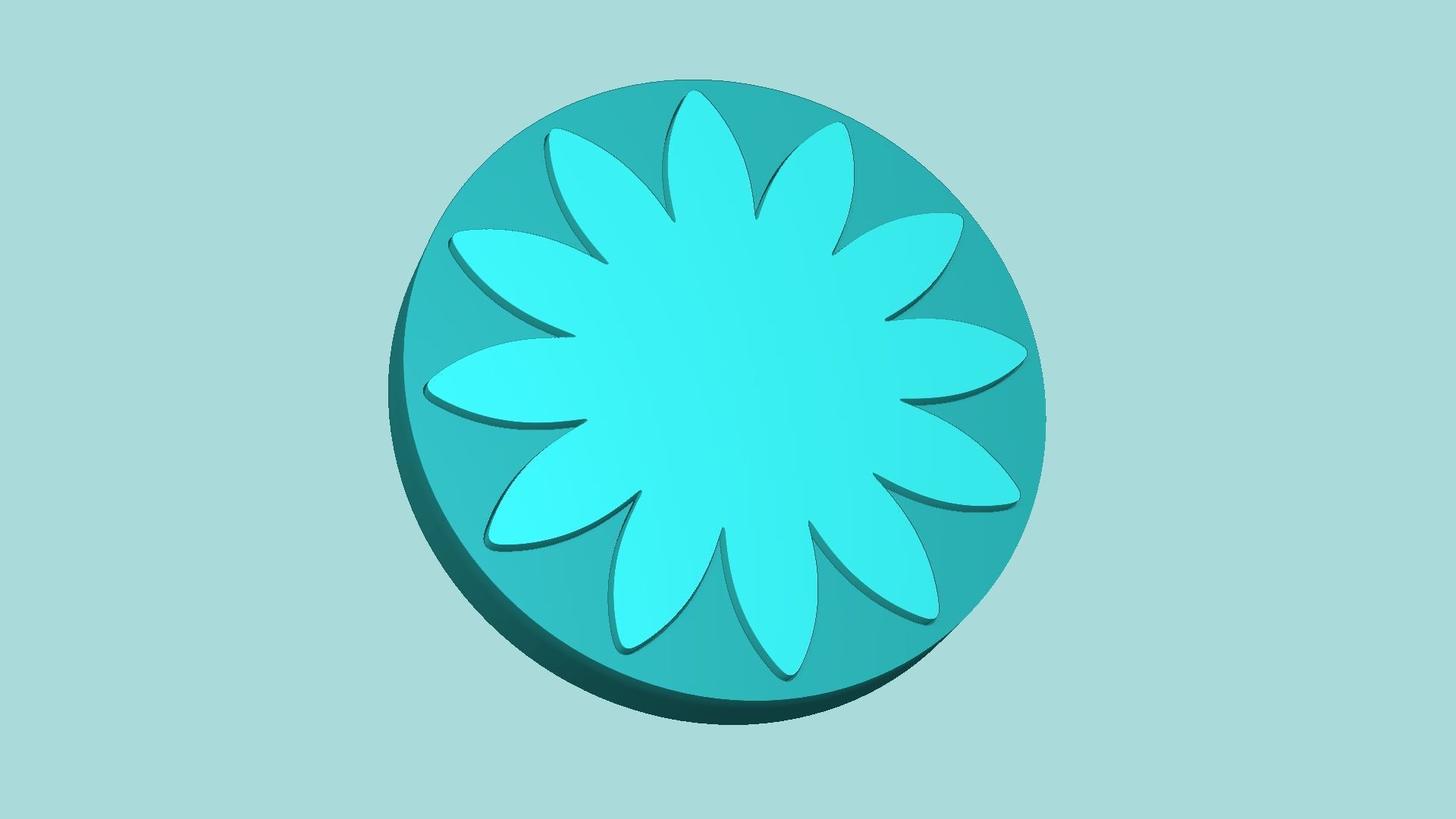 Margarita Flower 02 - Mold Silicon Maker - Template 3D print model_7