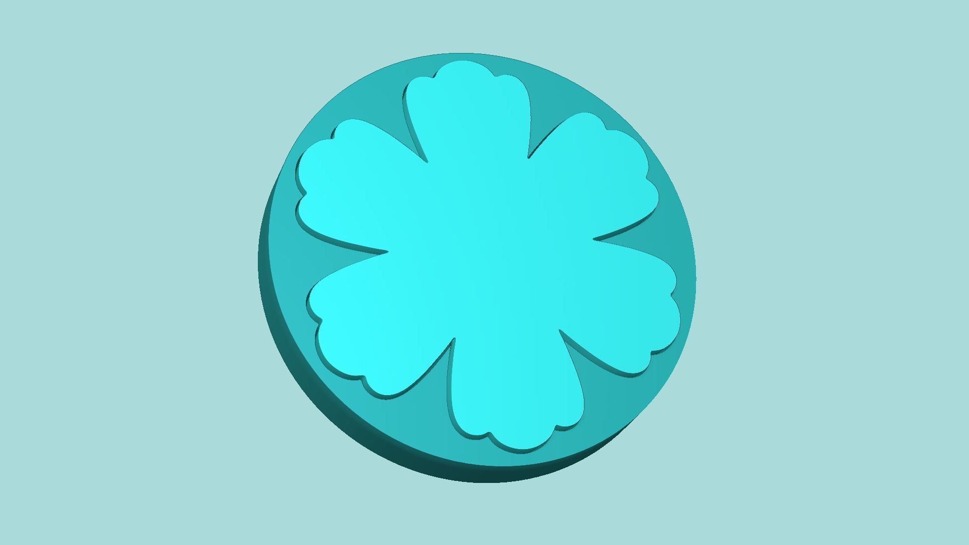 Margarita Flower 01 - Mold Silicon Maker - Template 3D print model_7