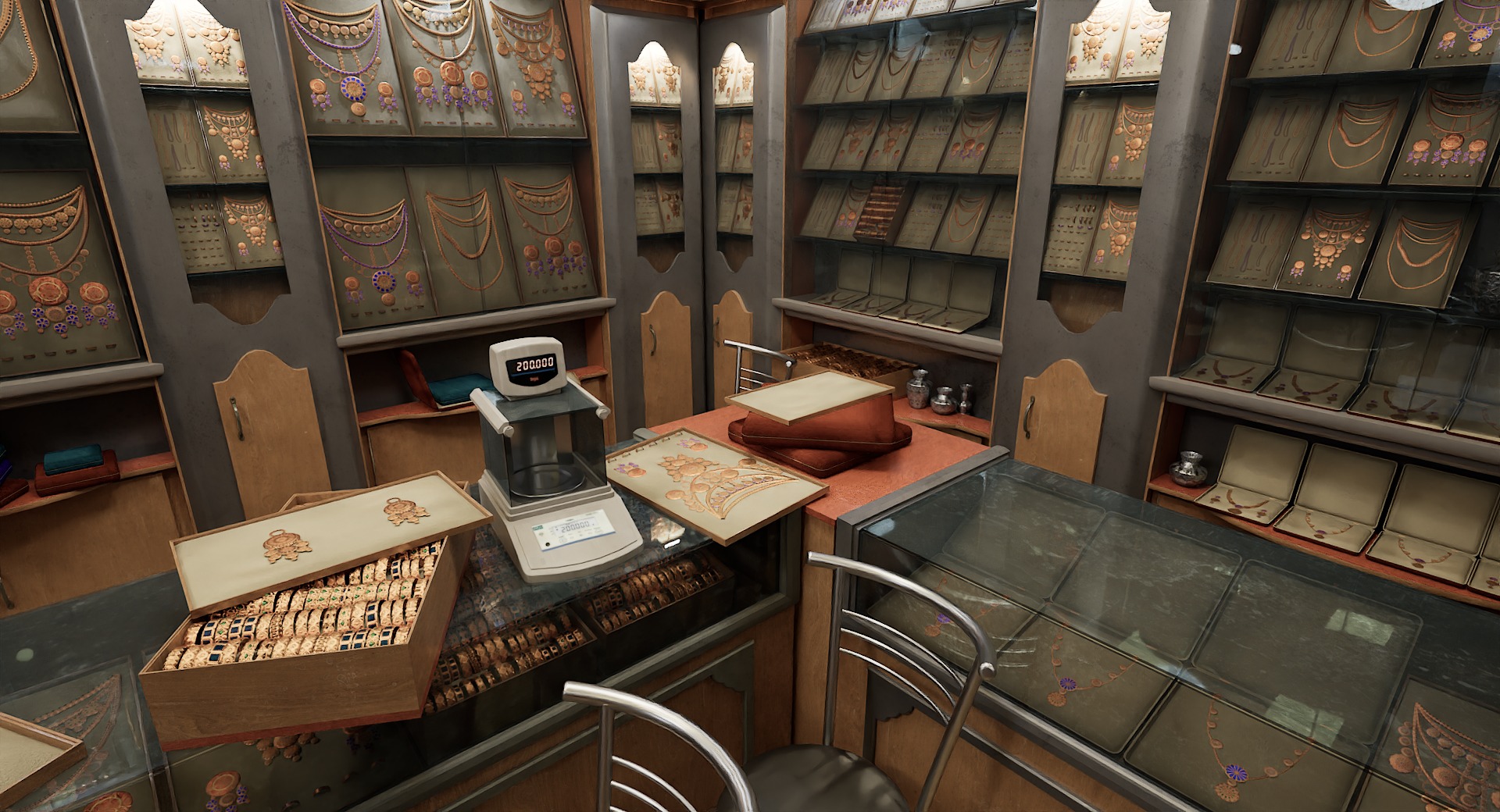 Jewellery shop 3D Model By zambeelstudios Low-poly 3D model_2