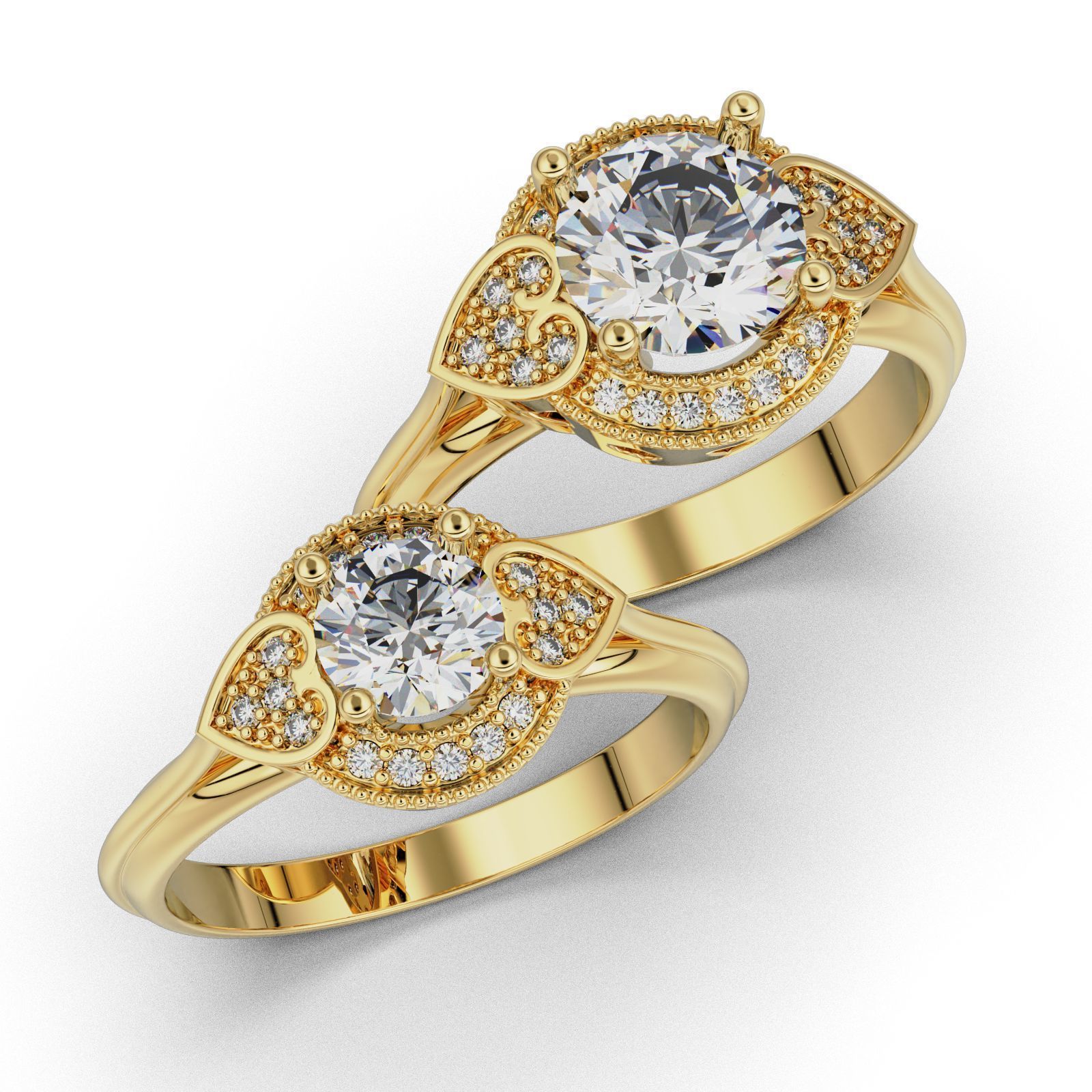 Collection Heart Embrace Engagement Ring  _1
