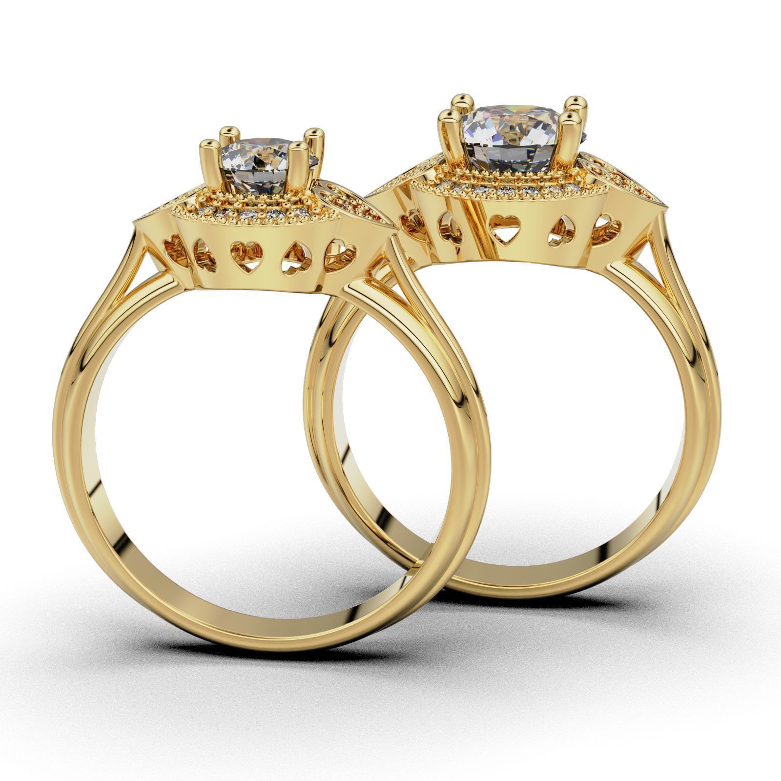 Collection Heart Embrace Engagement Ring  _3