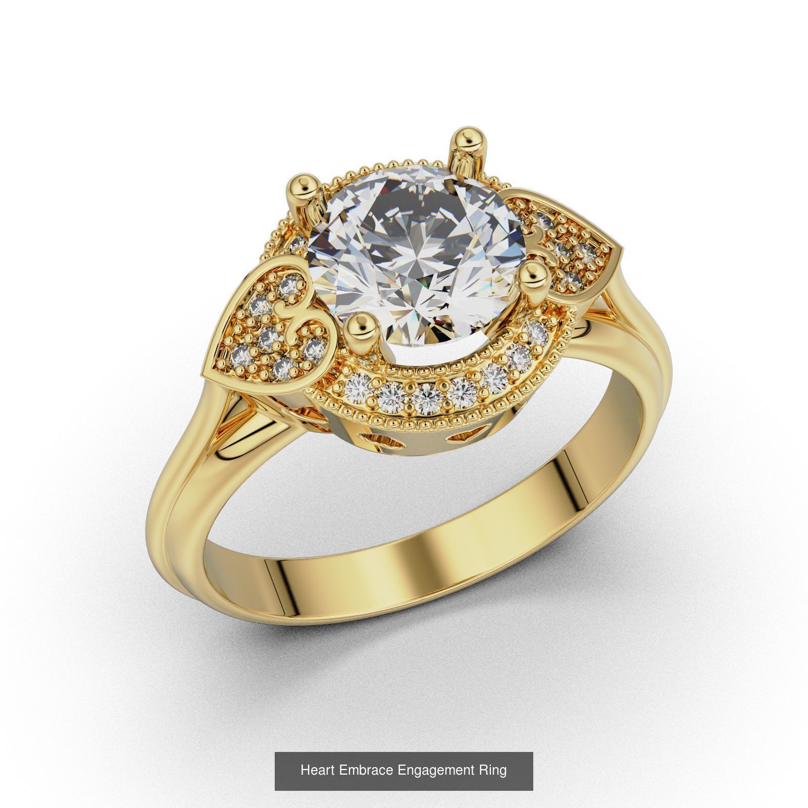 Collection Heart Embrace Engagement Ring  _4