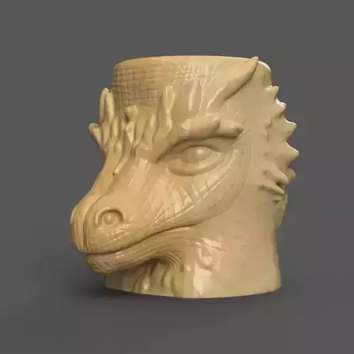 dragon planter - vase - urn - candy dish - candle holder 4