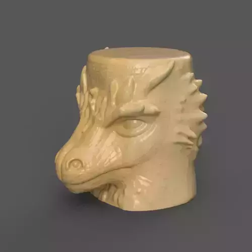 Dragon Organizer  Echo Dot Holder -planter -candle holder 4