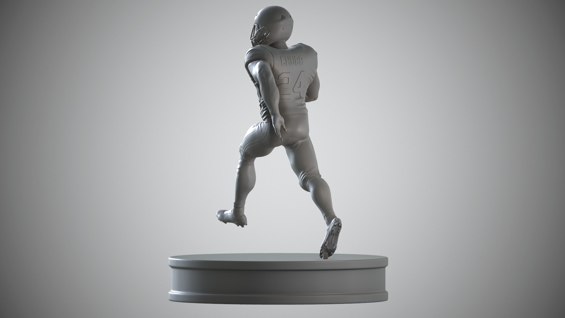 Nick Chubb 3D print model_22
