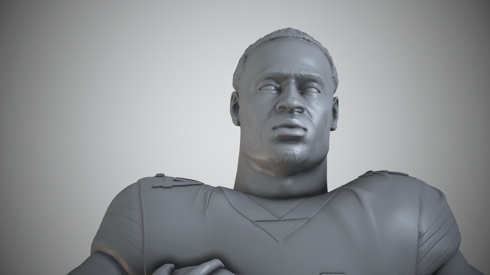 Nick Chubb 3D print model_20