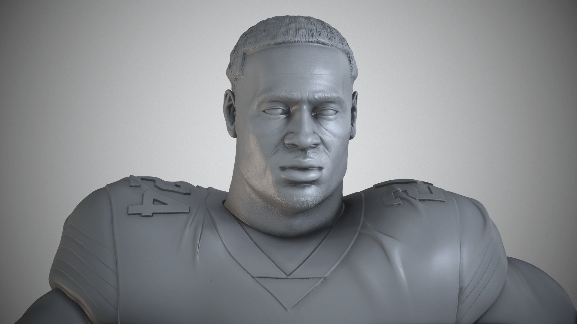 Nick Chubb 3D print model_18