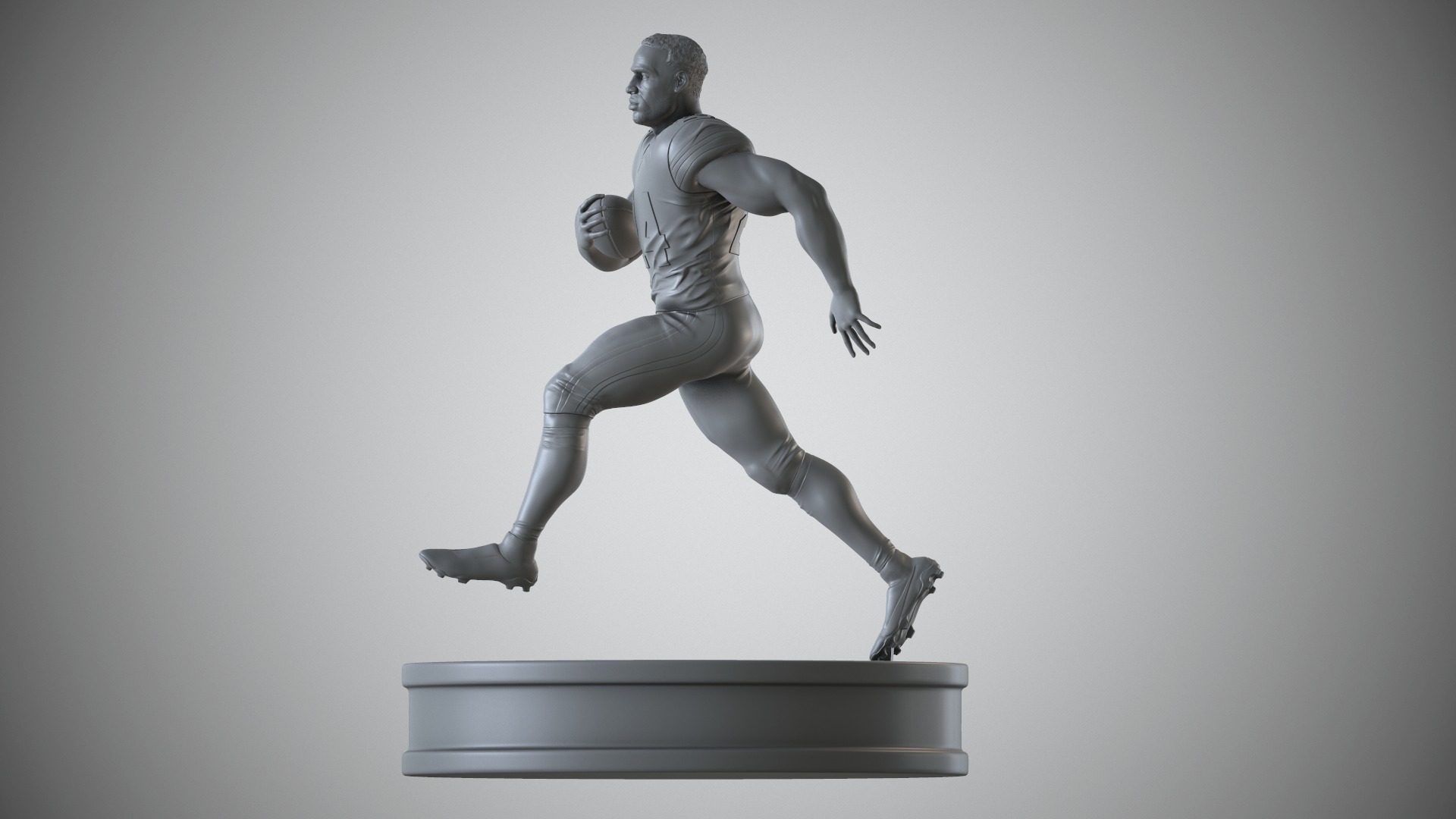 Nick Chubb 3D print model_2