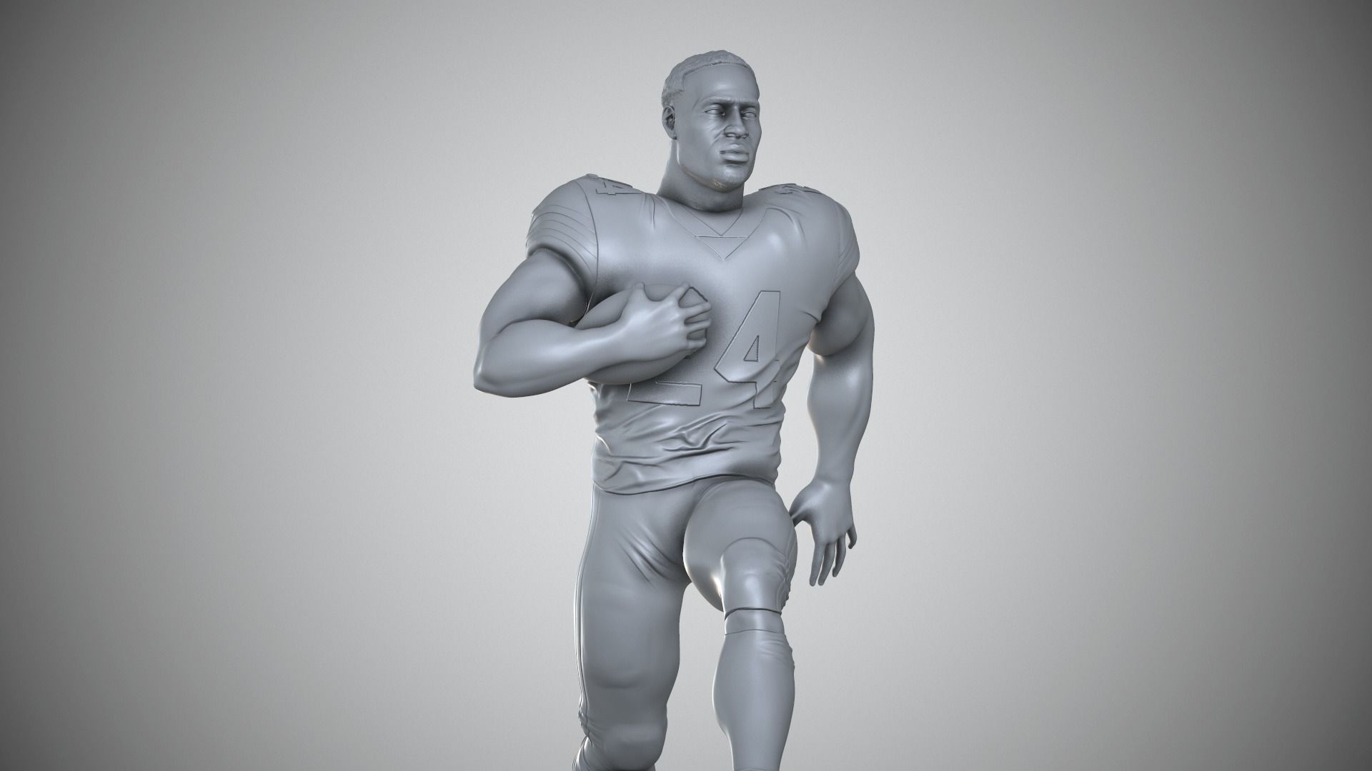 Nick Chubb 3D print model_5