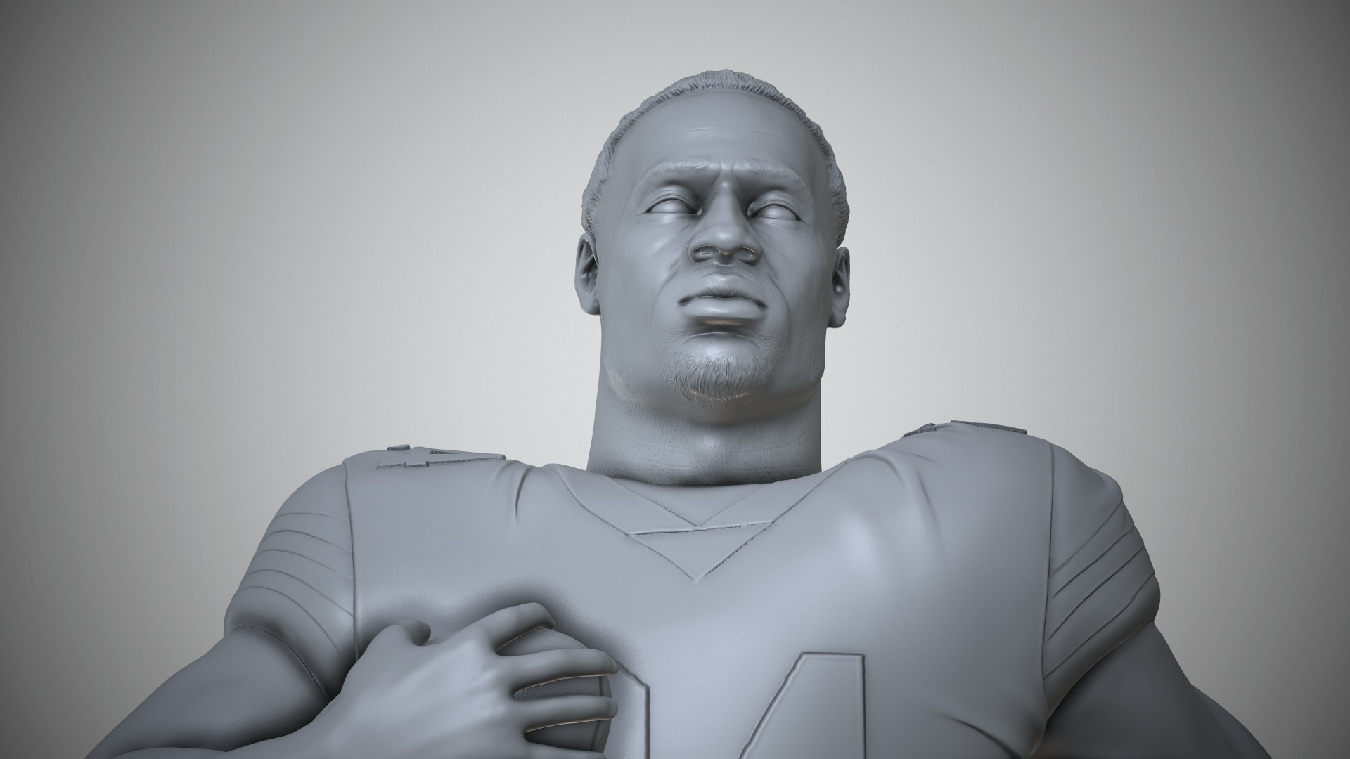 Nick Chubb 3D print model_25