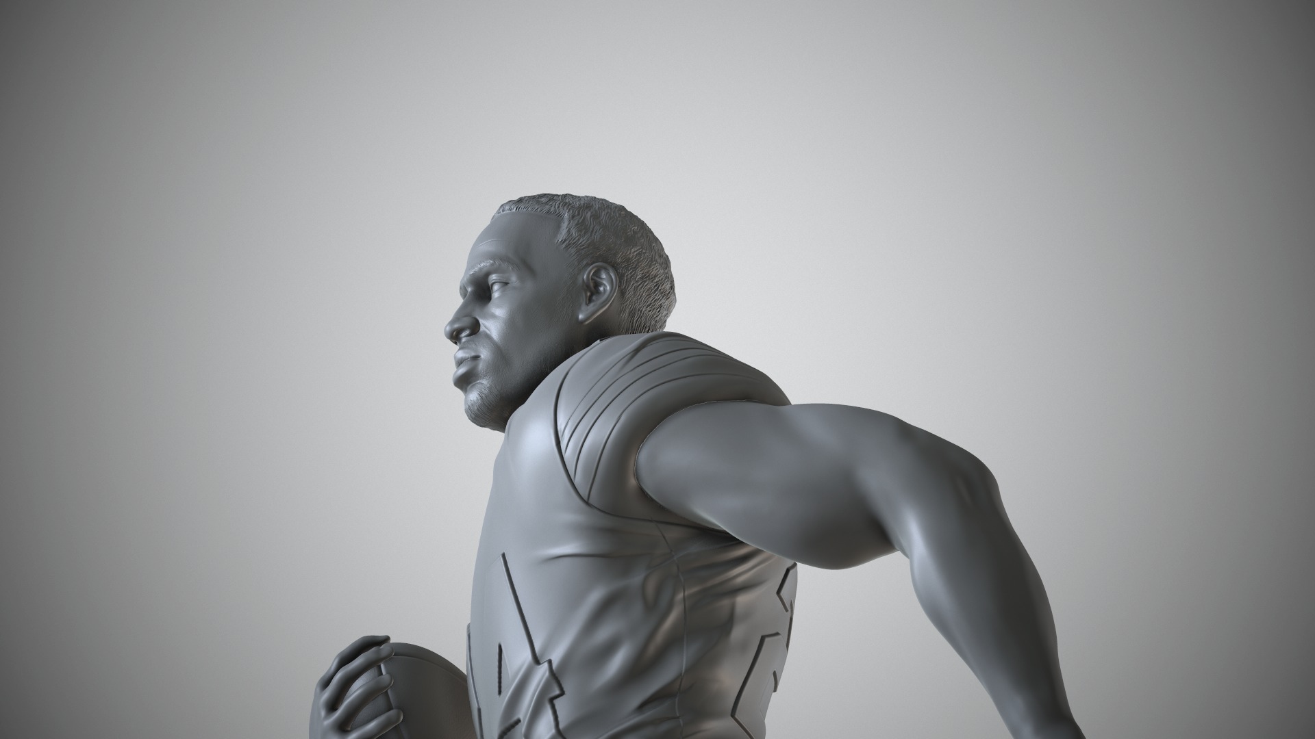 Nick Chubb 3D print model_27