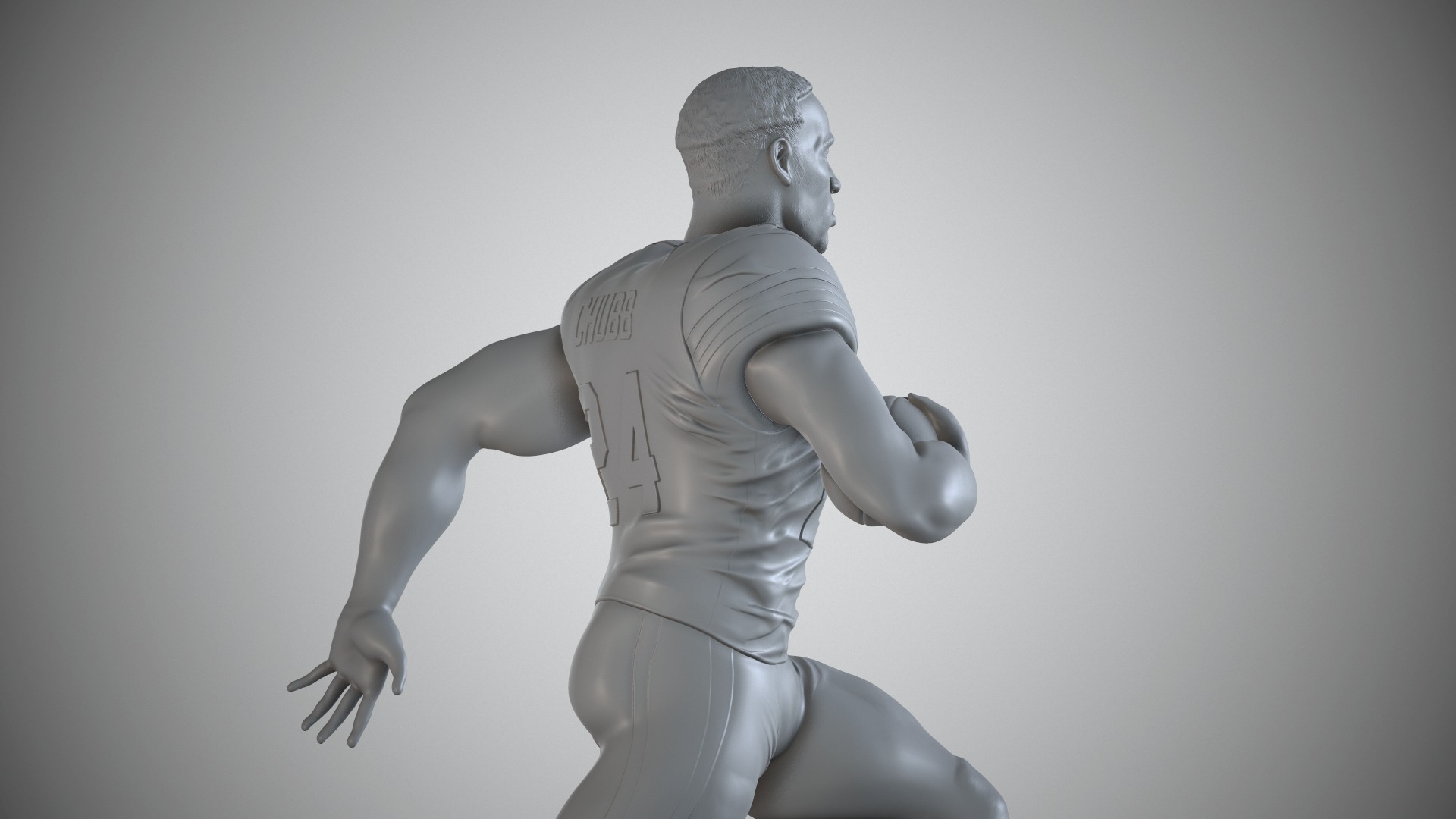 Nick Chubb 3D print model_29