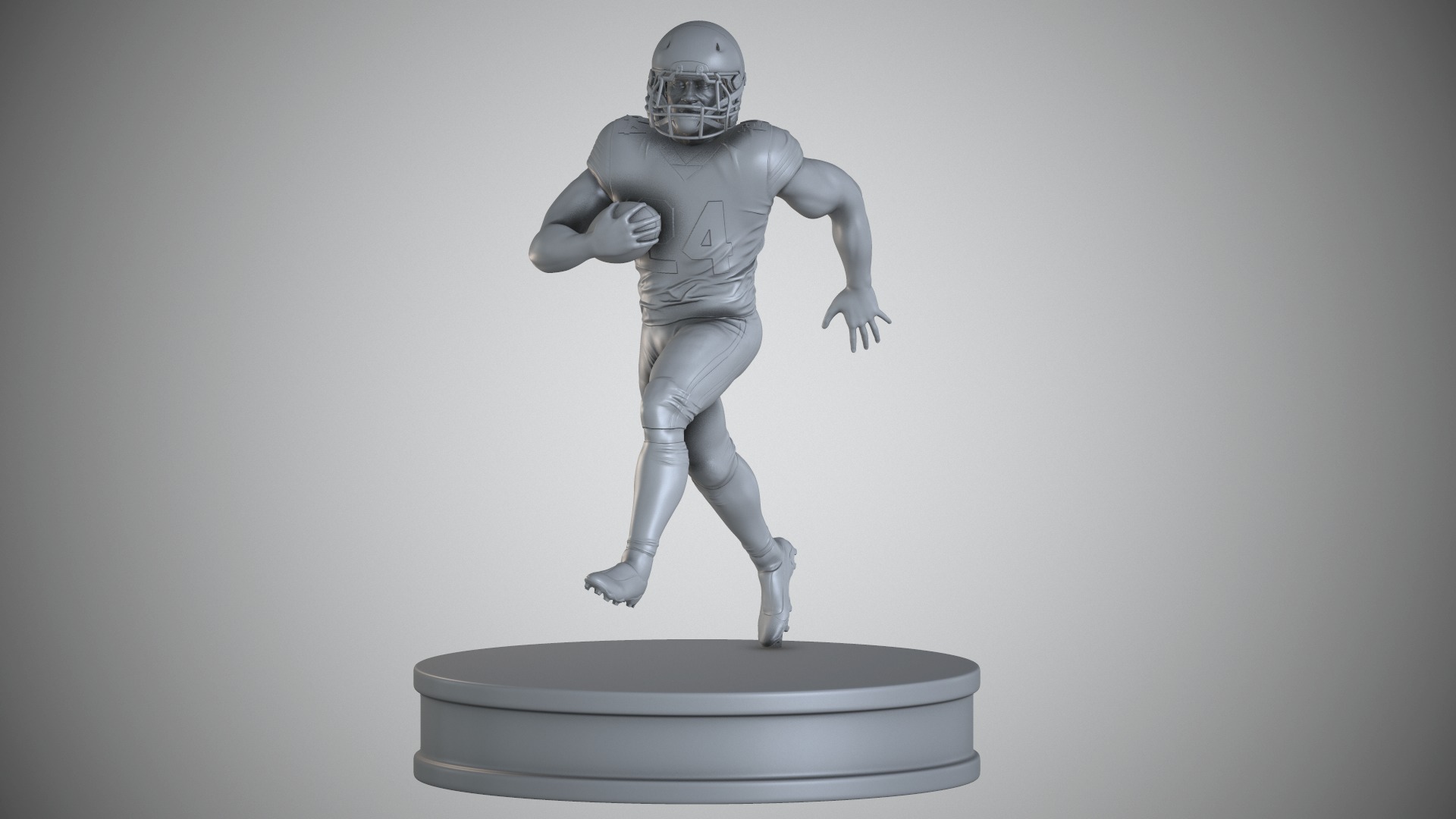 Nick Chubb 3D print model_1