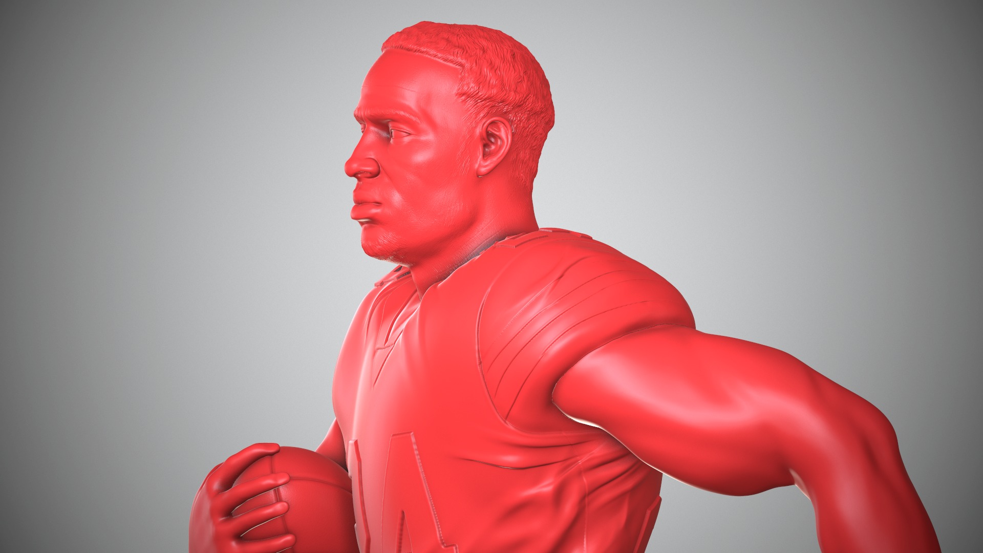 Nick Chubb 3D print model_16