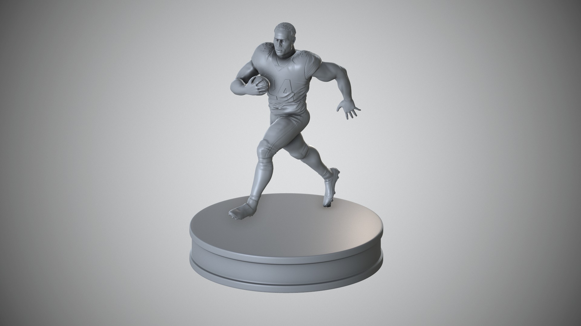 Nick Chubb 3D print model_32
