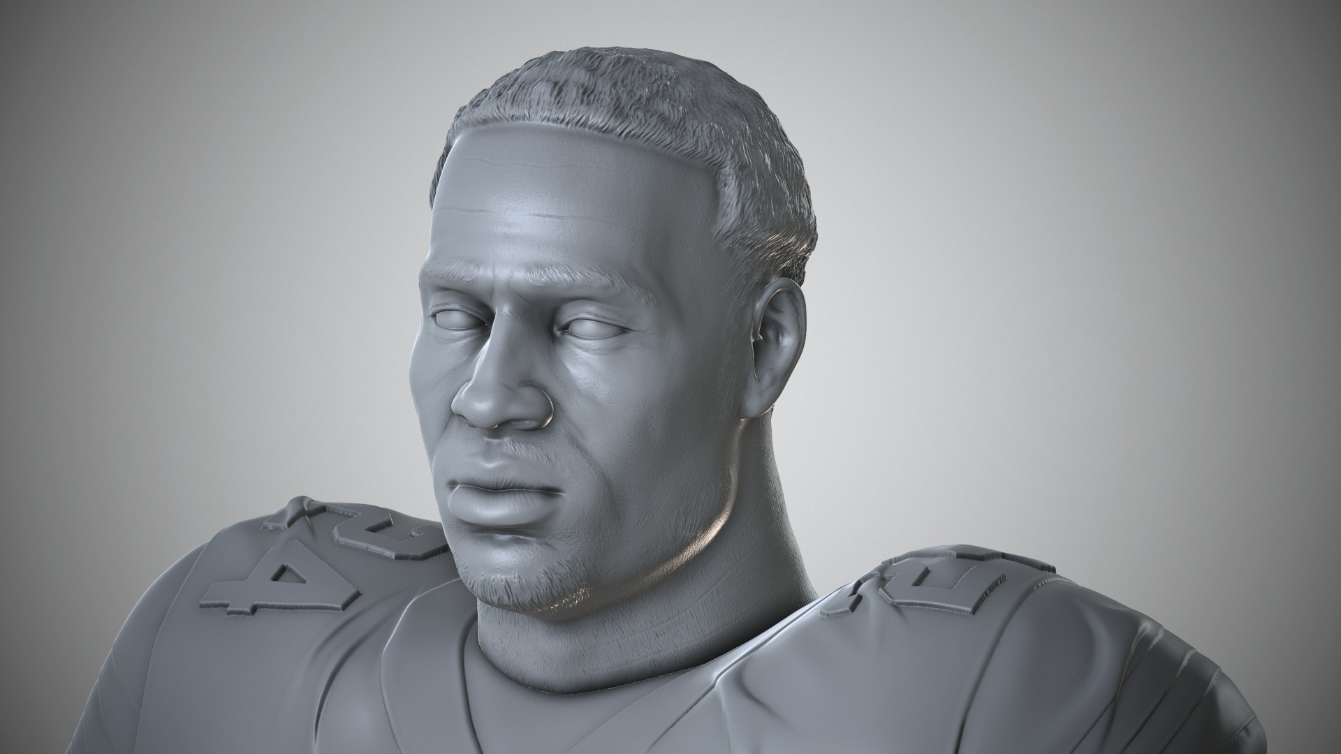 Nick Chubb 3D print model_11