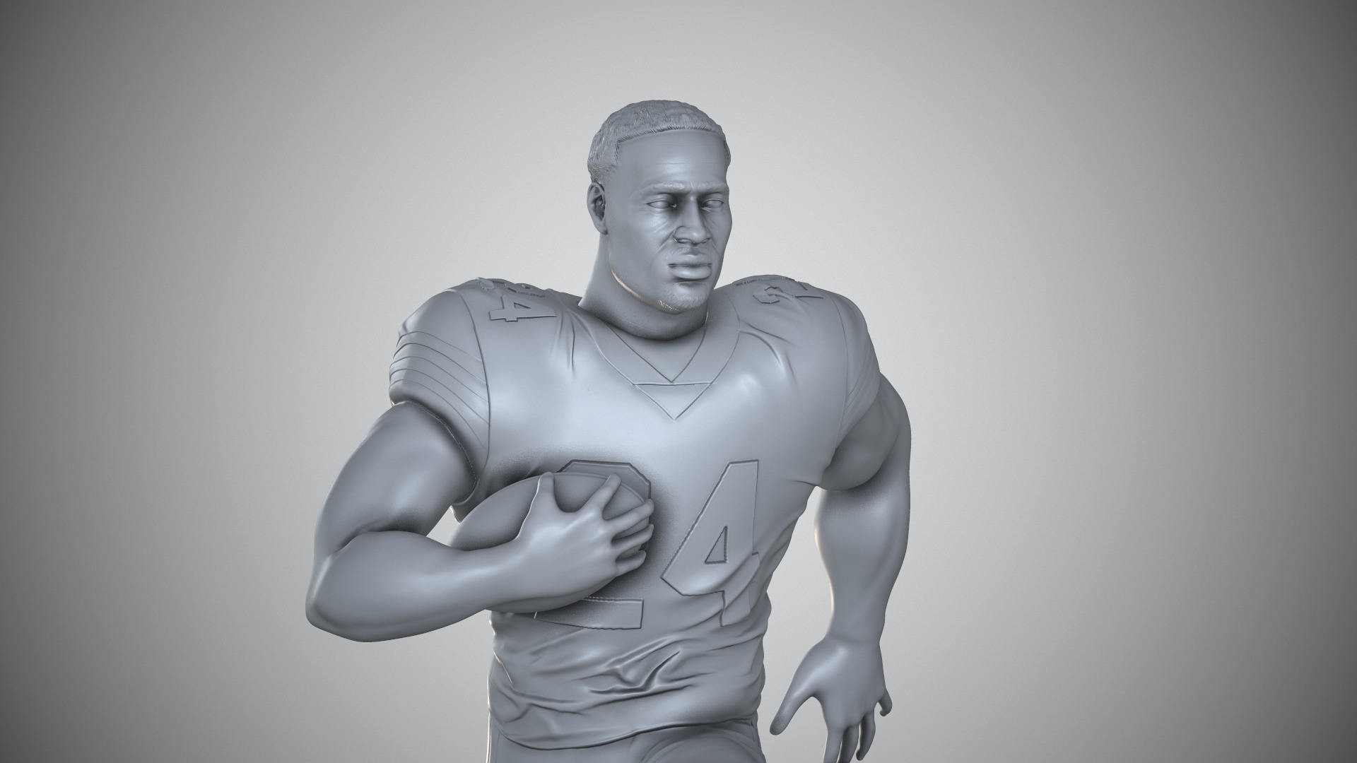 Nick Chubb 3D print model_10