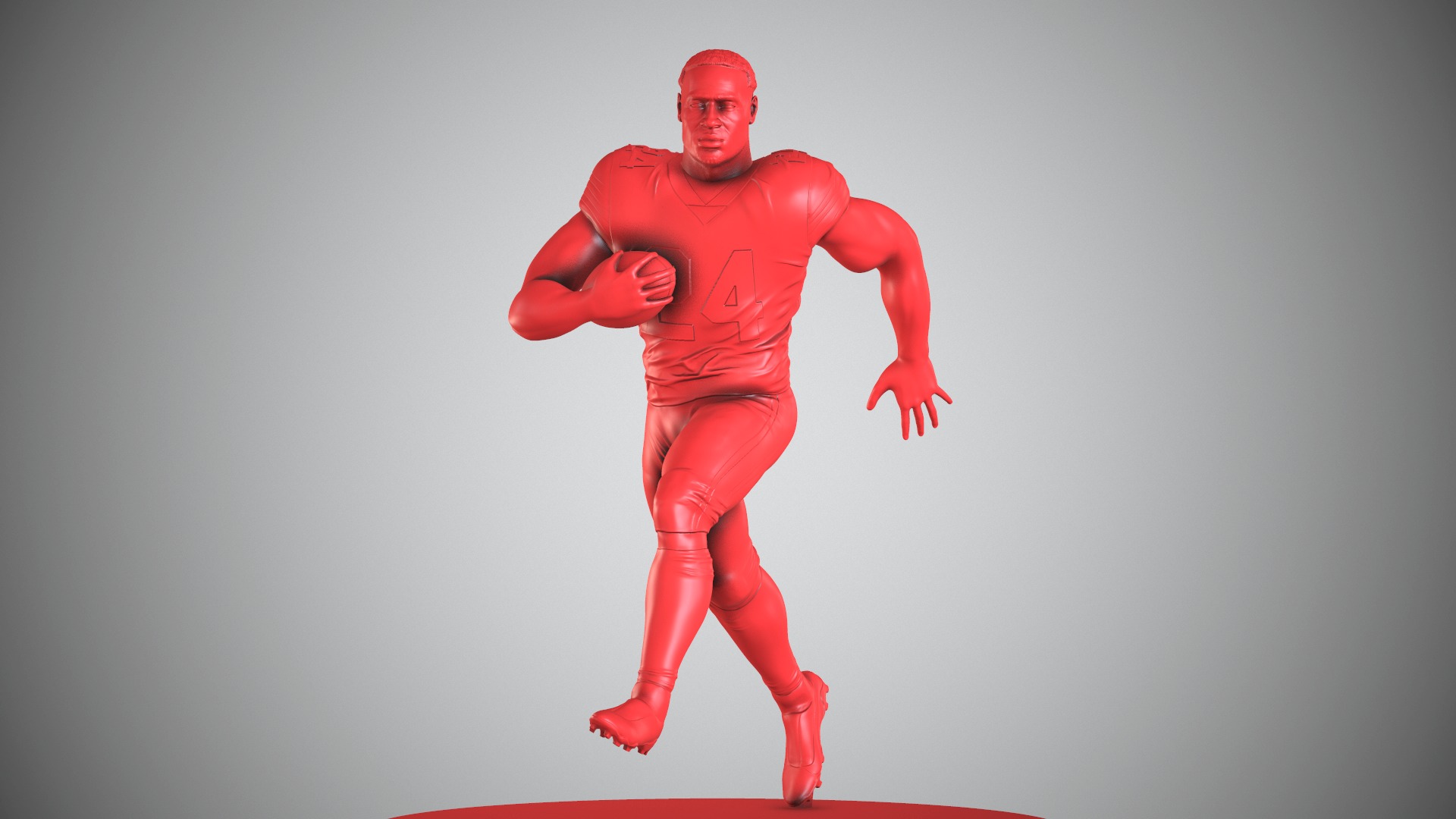 Nick Chubb 3D print model_14