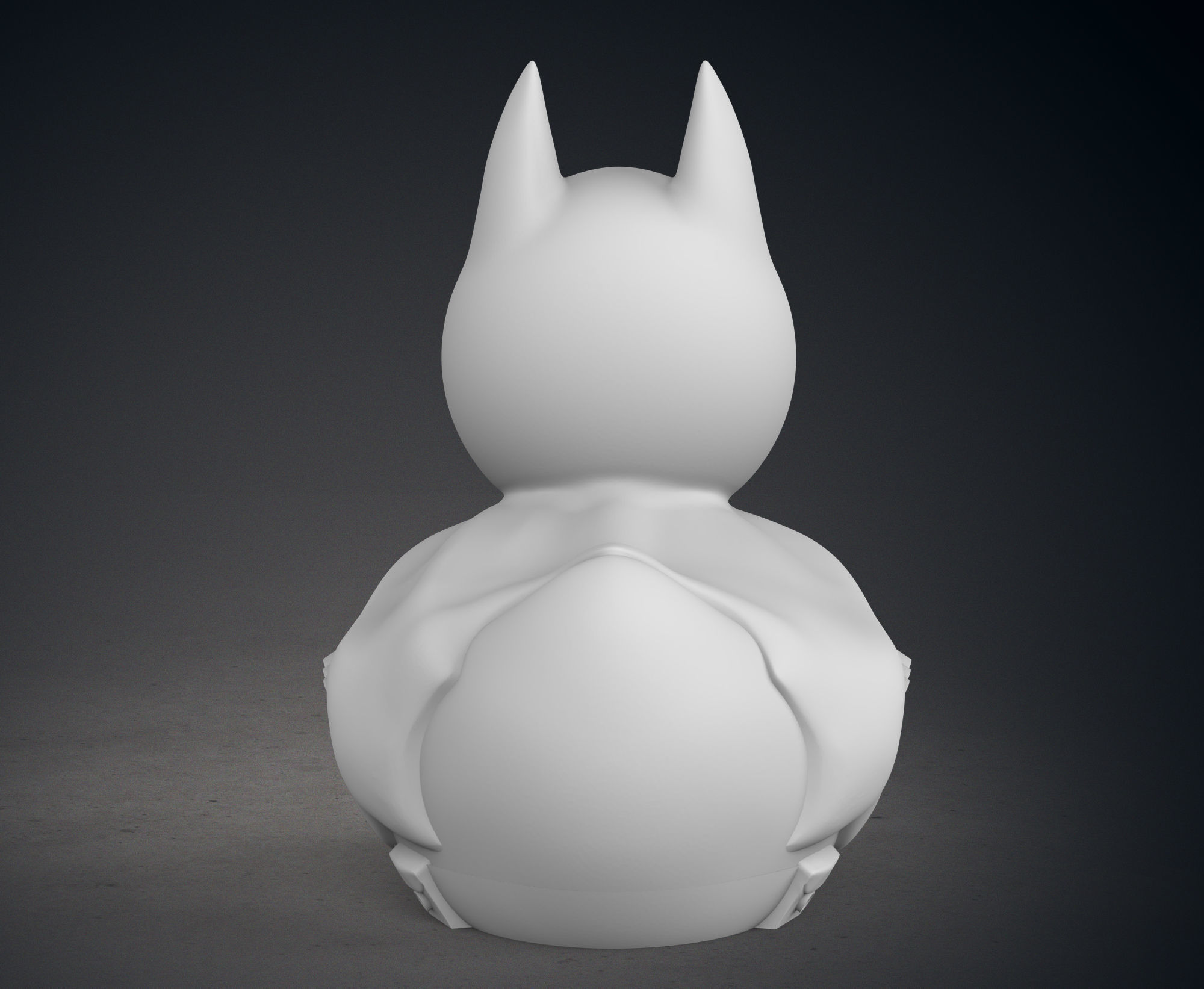 Cute Batman Rubber Duck 3D print model_6
